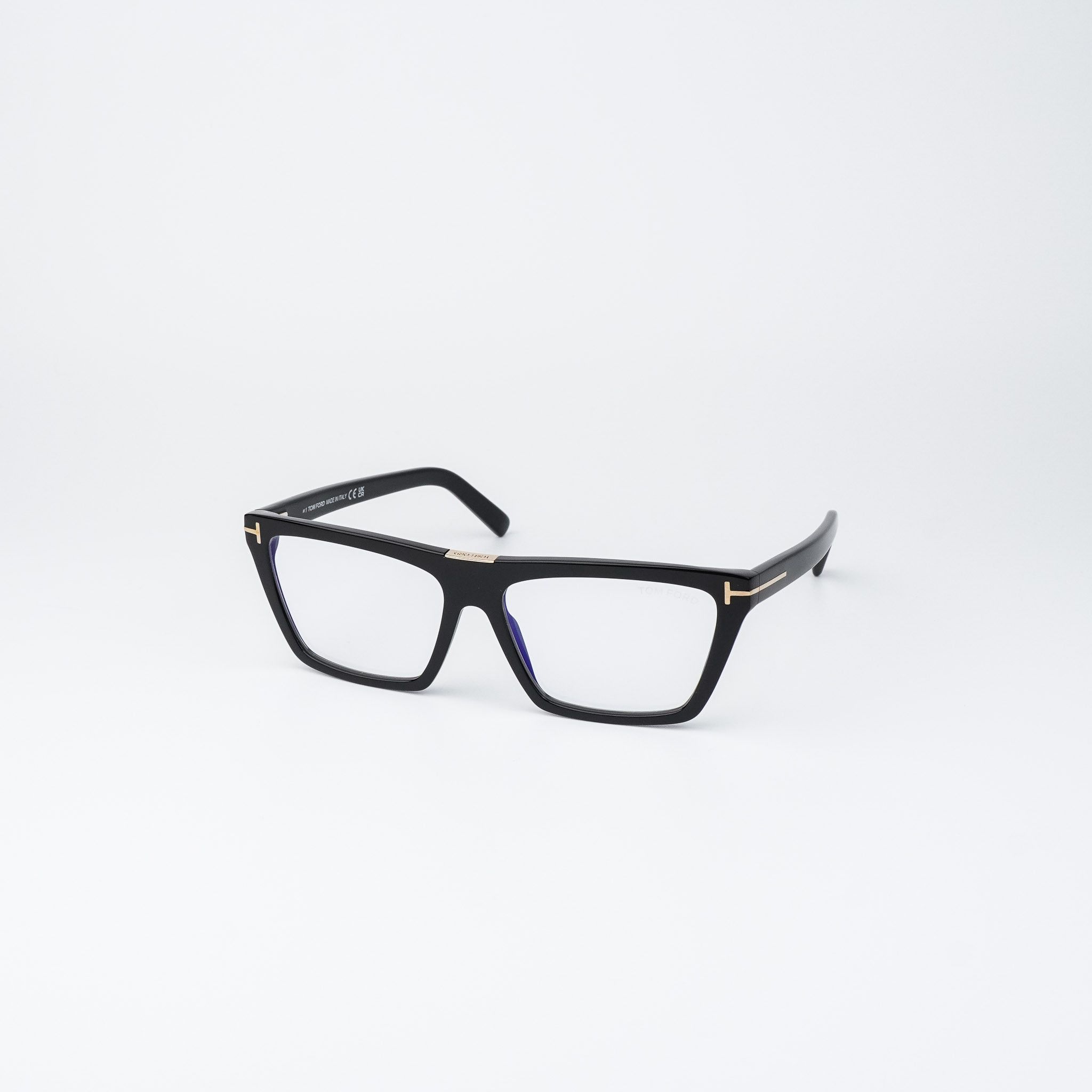 Tom Ford Tom Ford Women Eyeglasses Cat Eye FT5912-B 001 NEW AUTHENTIC Size ONE SIZE - 3 Thumbnail