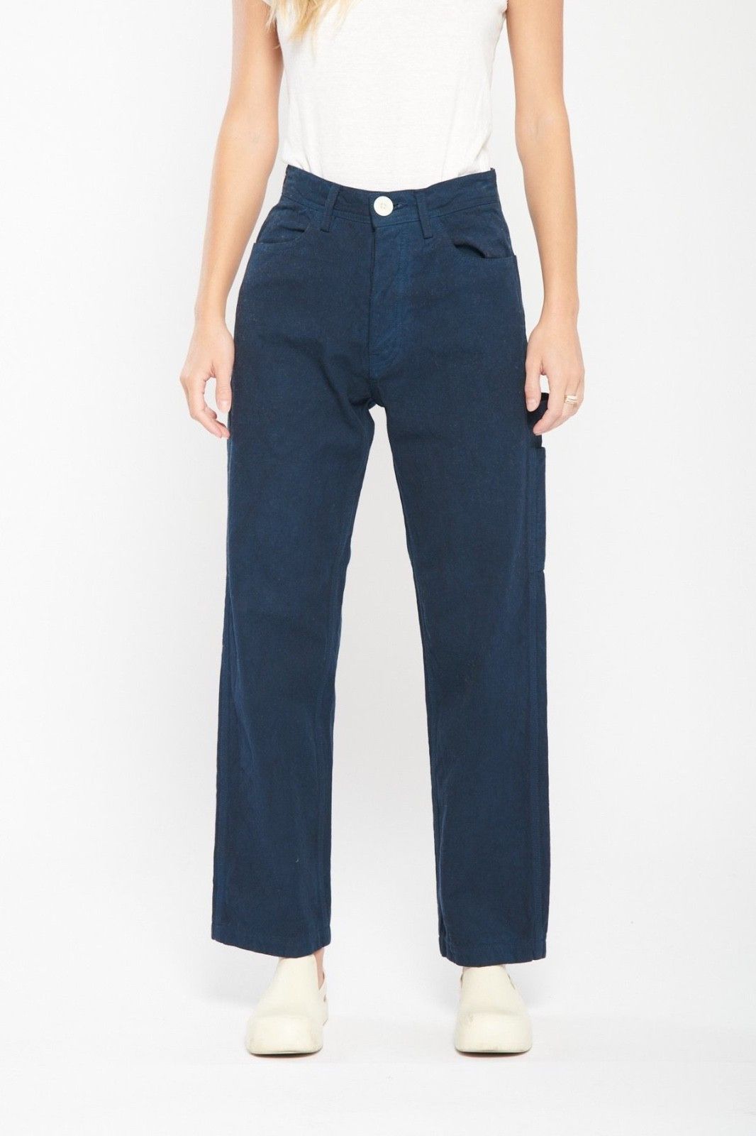 Ron Herman RHLA Navy Blue Work Pants Size 25" / US 0 / IT 36 - 11 Thumbnail