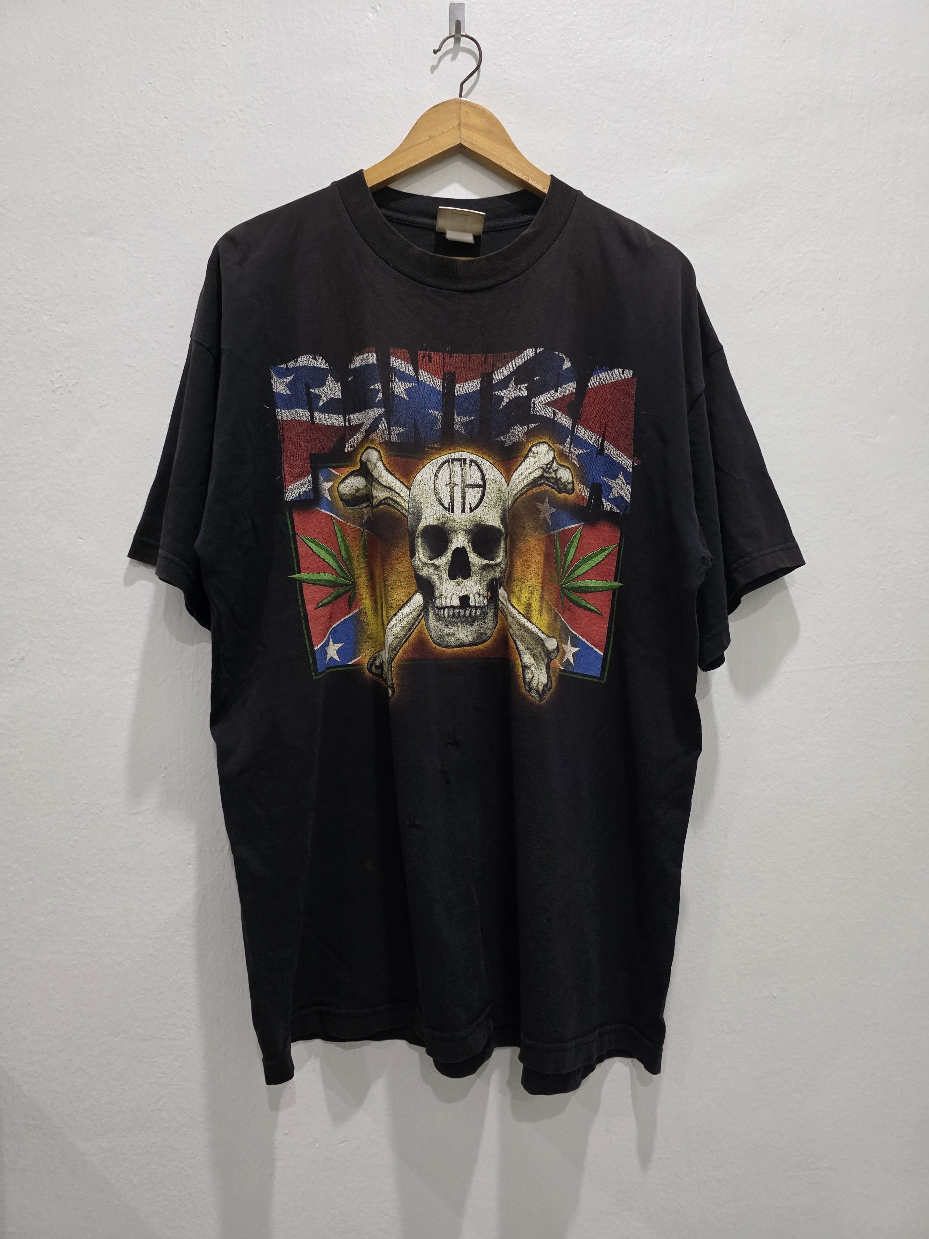 Band Tees Vintage 90s Pantera Tshirt Size US XL / EU 56 / 4 - 1 Thumbnail