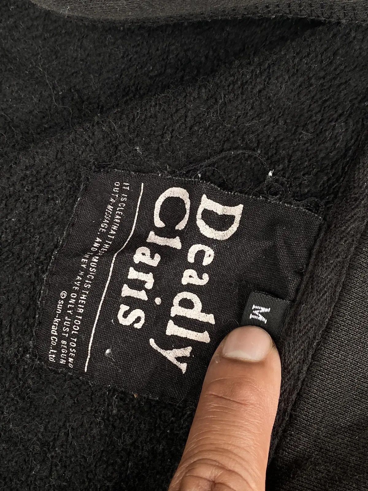 Japanese Brand Vtg Y2K Deadly Claris Zipper Hoodie Black Size US M / EU 48-50 / 2 - 9 Thumbnail