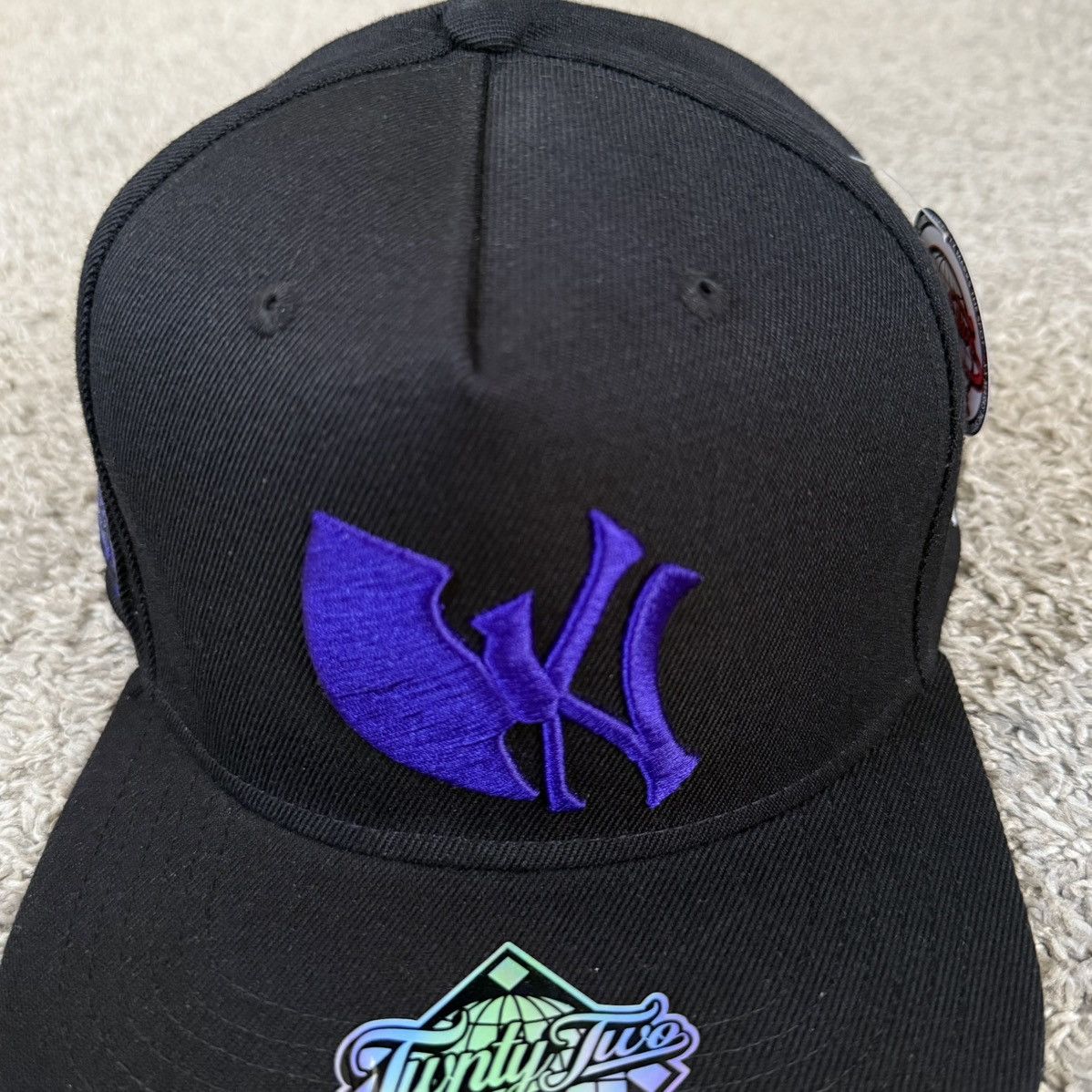 TWNTY-TWO 🟣Wu-Tang Snapback Hat Twnty Two Purple Tape OB4CL