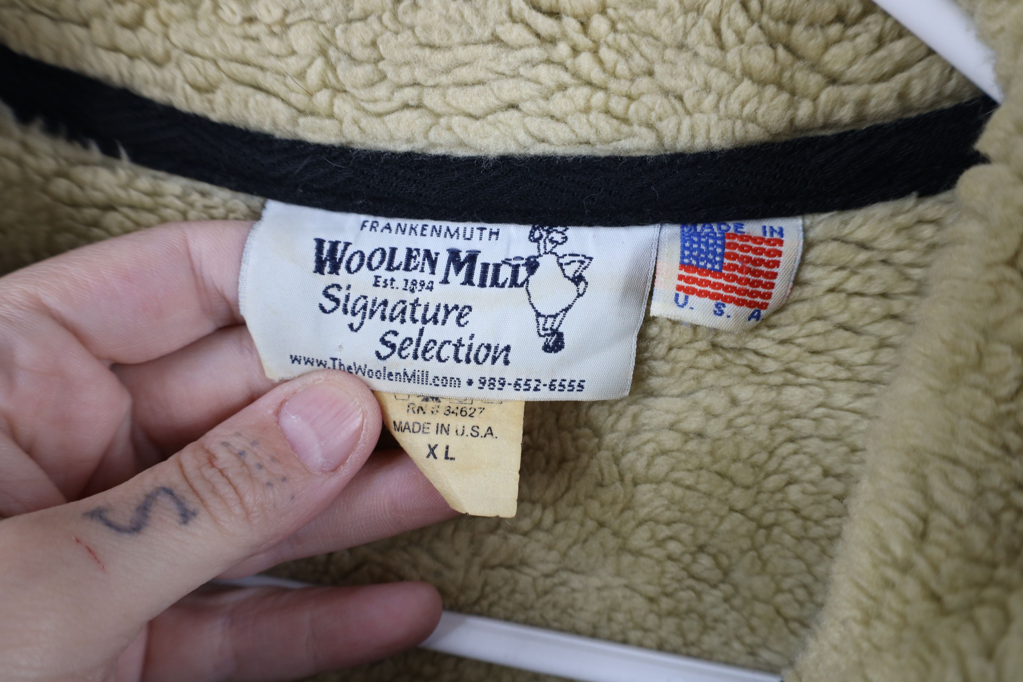 Vintage Vintage 90s Streetwear All Over Print Fleece Jacket USA Size US XL / EU 56 / 4 - 10 Thumbnail