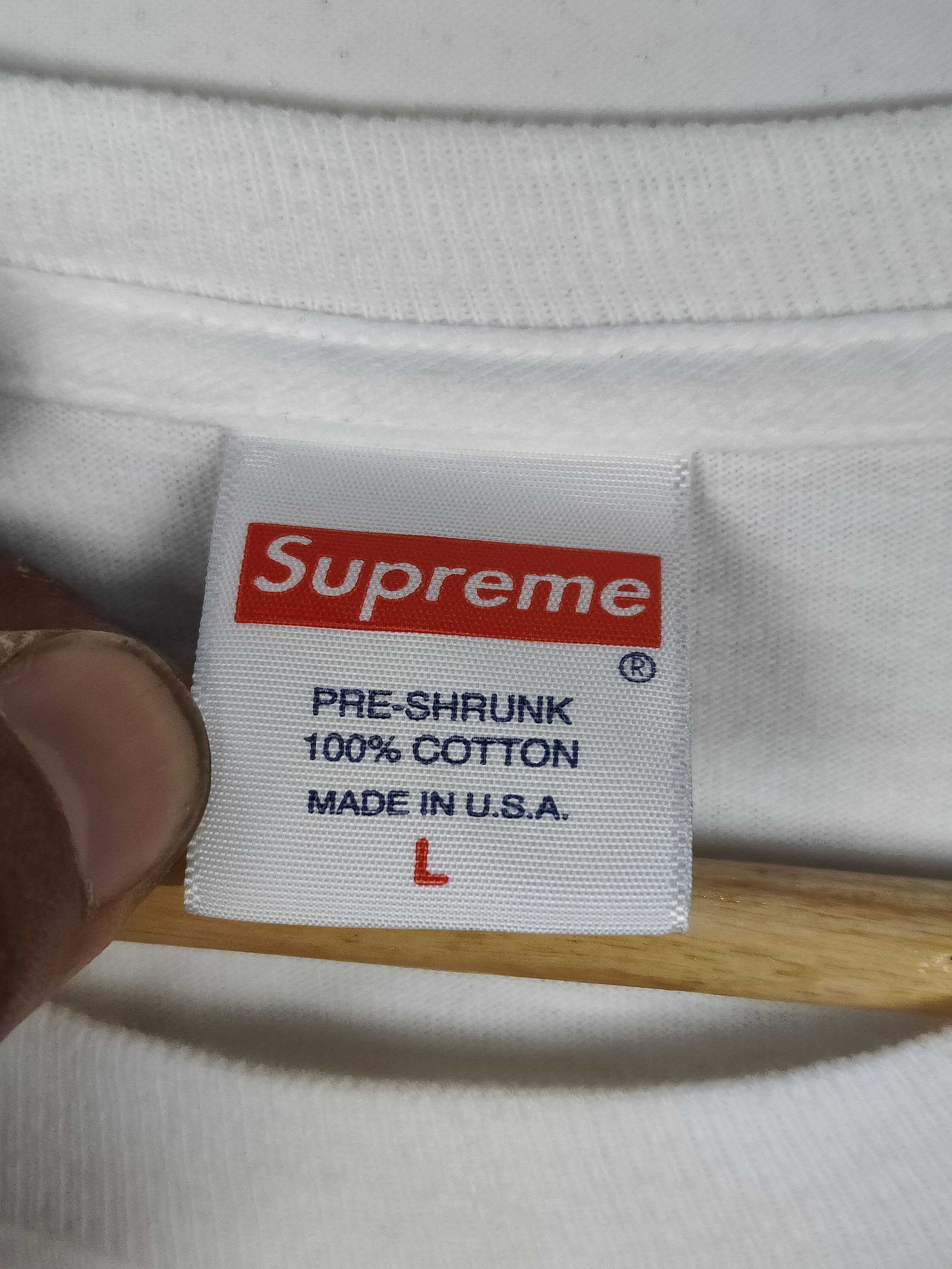 Supreme Supreme Fronts Tee White Shirt Size US L / EU 52-54 / 3 - 3 Thumbnail