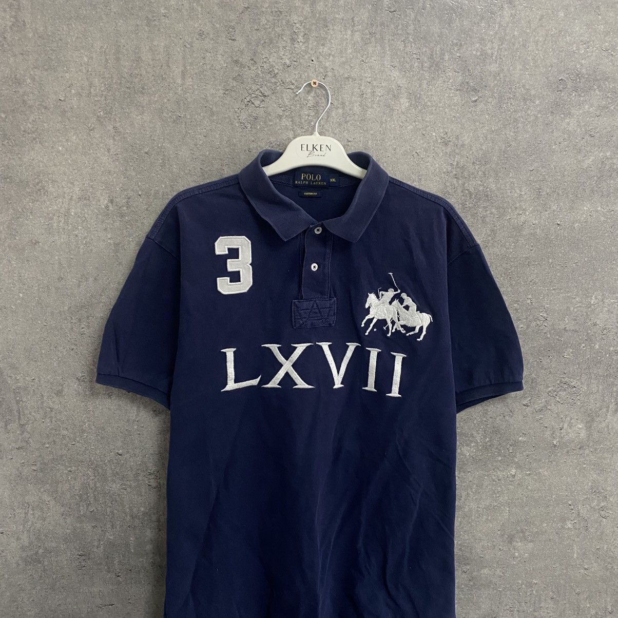Polo Ralph Lauren Polo Ralph Lauren LXVII #3 Vintage Big Pony Polo T-Shirt 90s Size US XXL / EU 58 / 5 - 4 Thumbnail