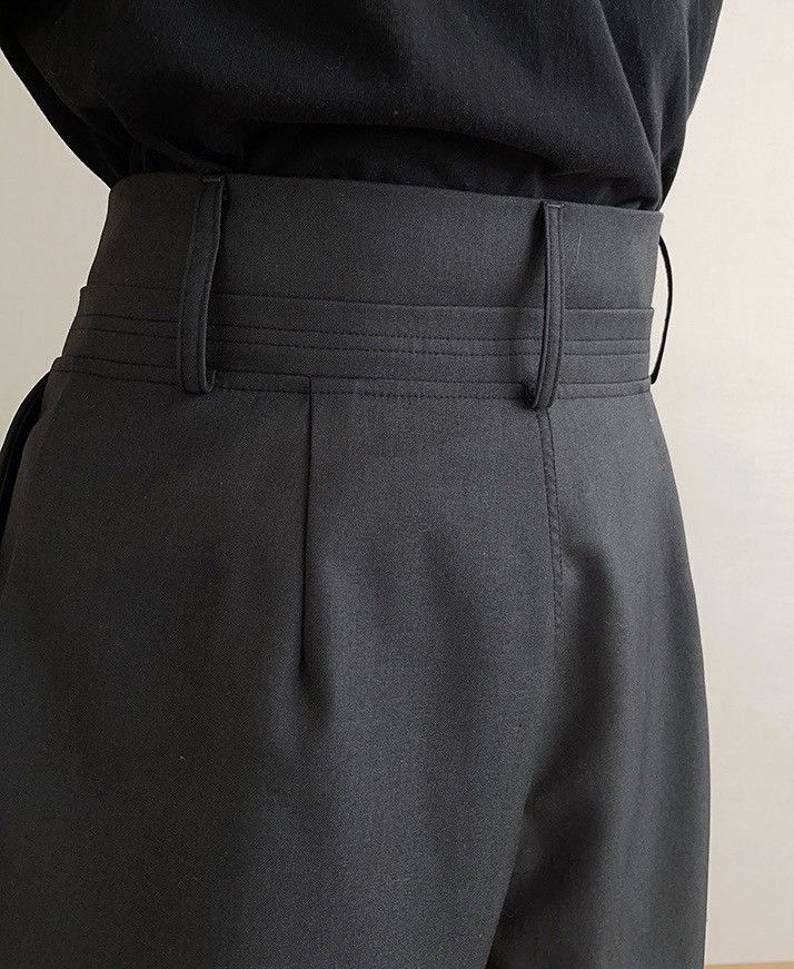 Japanese Brand × Vintage Cleanfit retro fashion pleated baggy pants Size US 34 / EU 50 - 6 Thumbnail