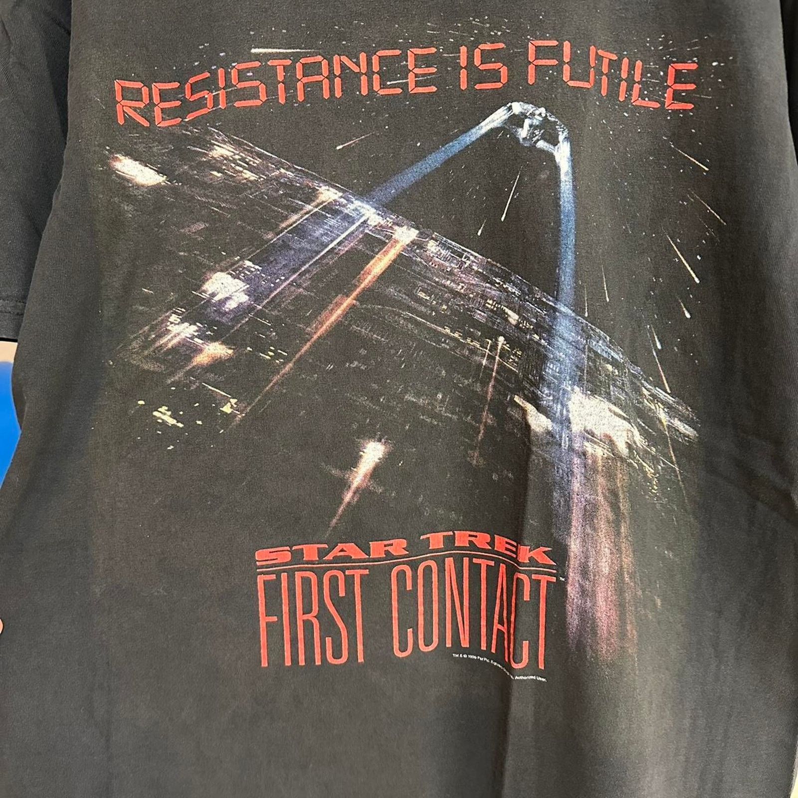 Gildan × Vintage Vintage 1997 Star Trek First Contact Promo Shirt Size US L / EU 52-54 / 3 - 3 Thumbnail