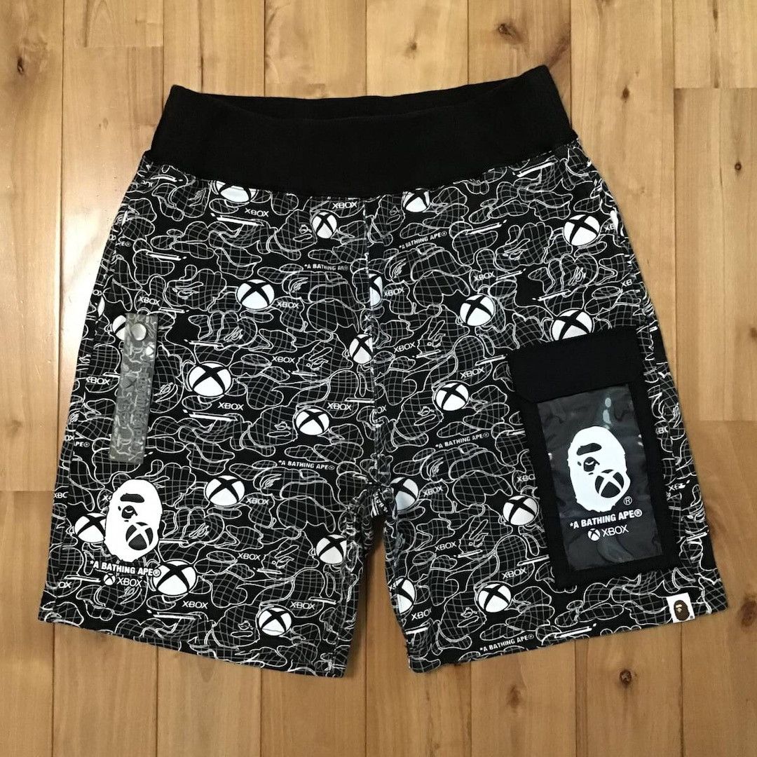 Bape BAPE × Microsoft XBOX Camo Sweat Shorts APE ★size S Size US 30 / EU 46 - 1 Thumbnail