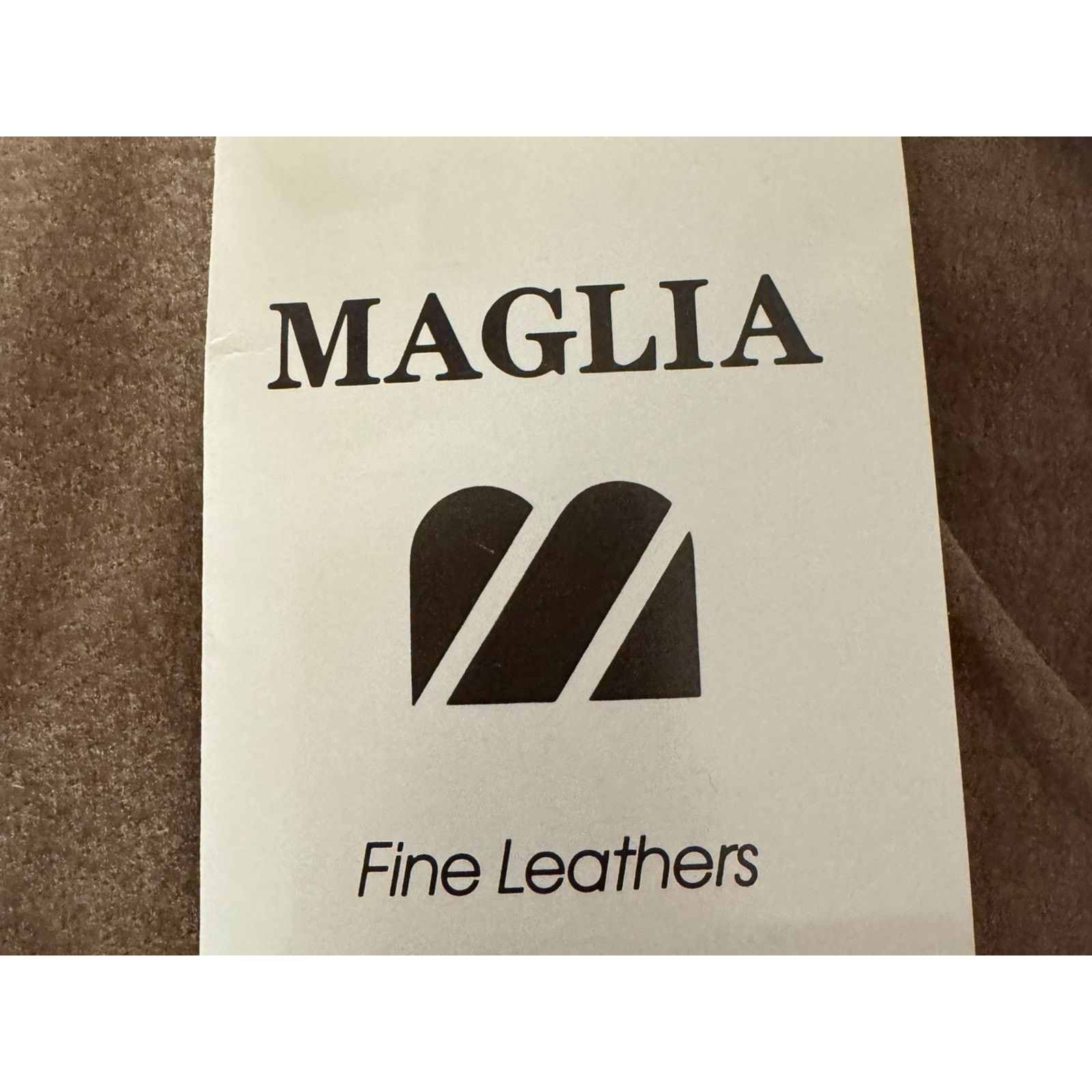 Other Maglia NEW Vintage Suede Leather Pants Pleated Straight Leg Size 30" / US 8 / IT 44 - 9 Thumbnail