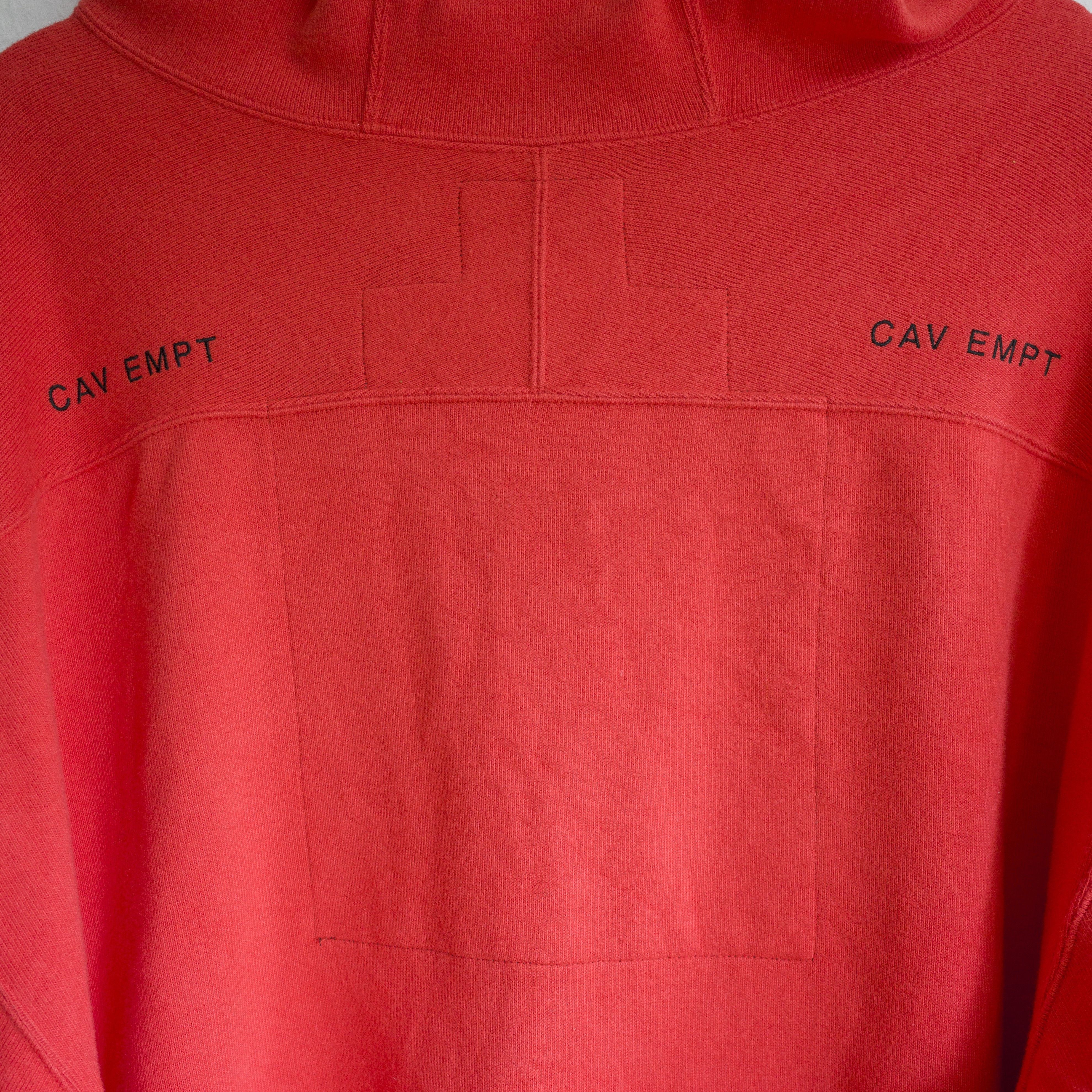 Cav Empt Cav Empt A/W 2023 coral zip-up double-thick hoodie Size US XL / EU 56 / 4 - 6 Thumbnail