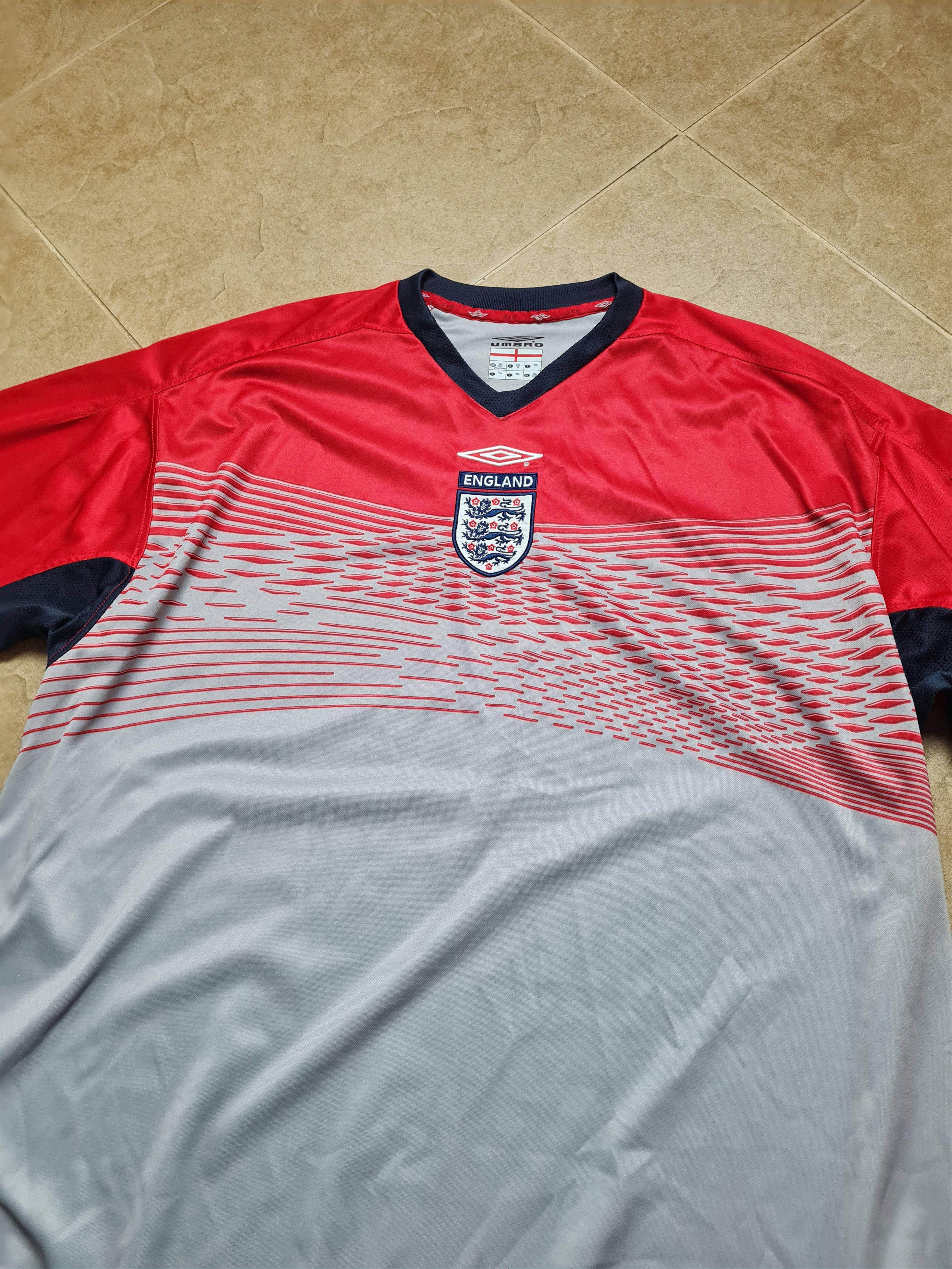 Umbro UMBRO England National Team Vintage Football Soccer Jersey Size US XXL / EU 58 / 5 - 2 Thumbnail