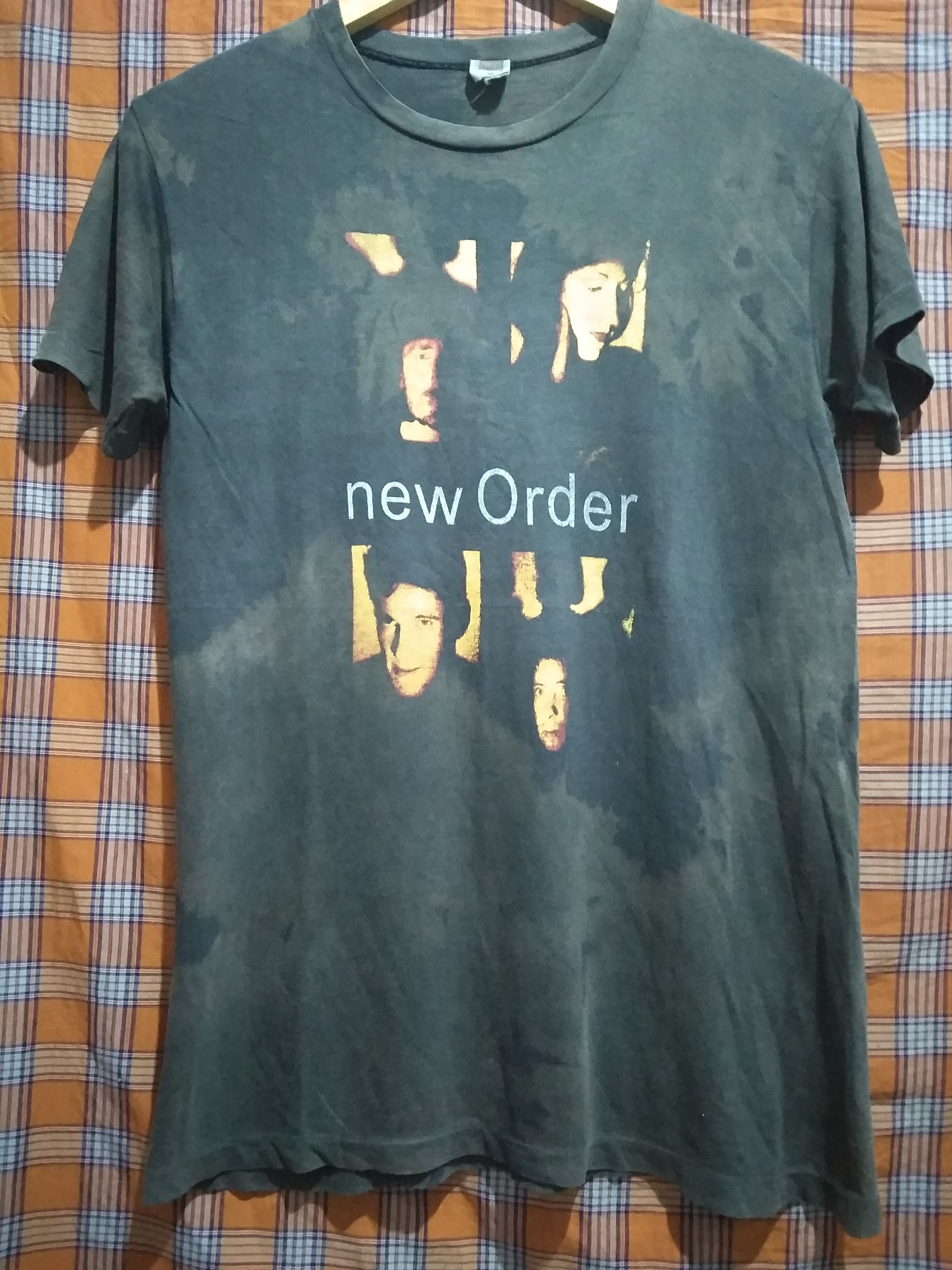 Band Tees × New Order × Unsound Rags Thrashed Faded 80s New Order paper thin t shirt Size US M / EU 48-50 / 2 - 1 Thumbnail