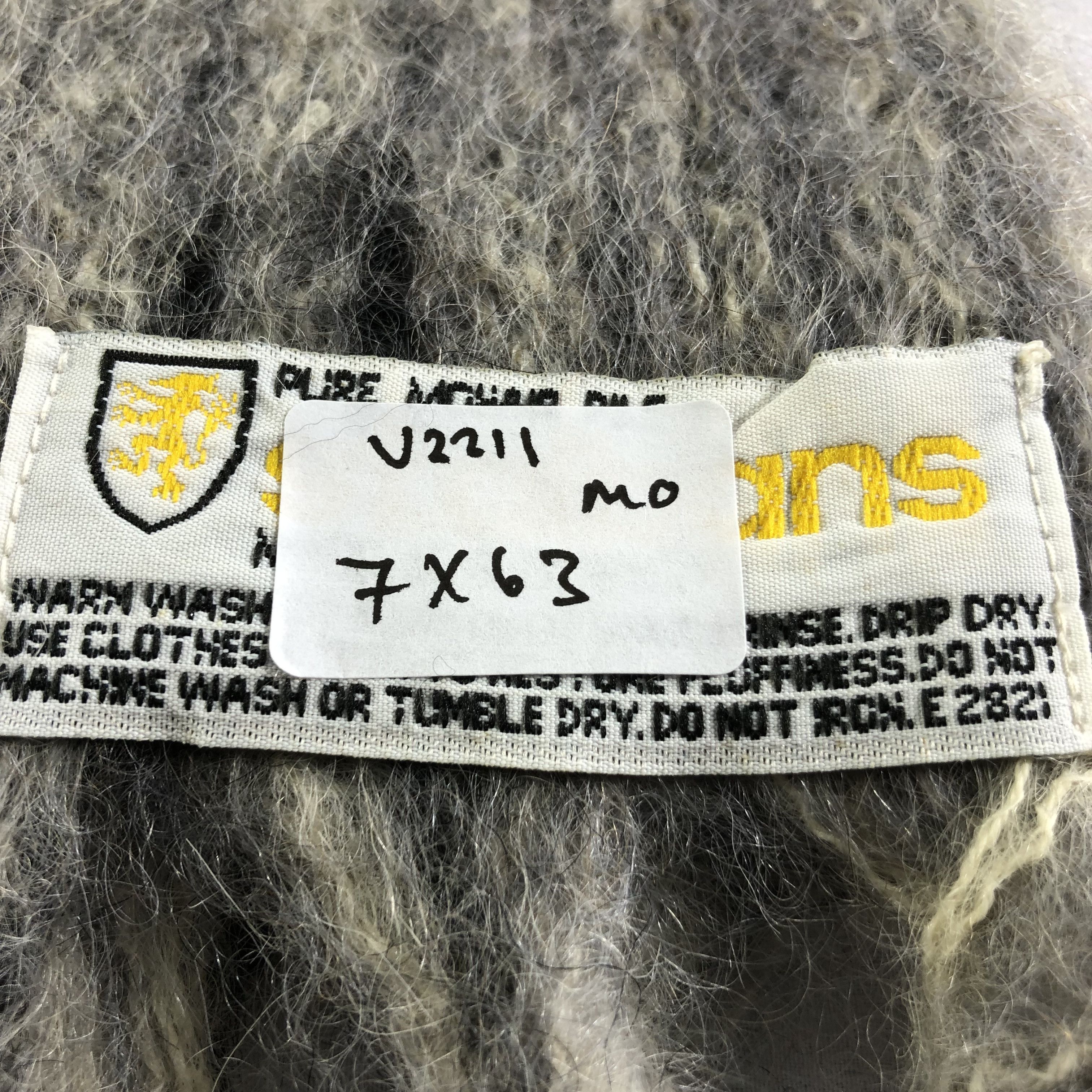 Vintage St Albans Mohair Scarf Muffler Neckwear V2211 Size ONE SIZE - 5 Thumbnail