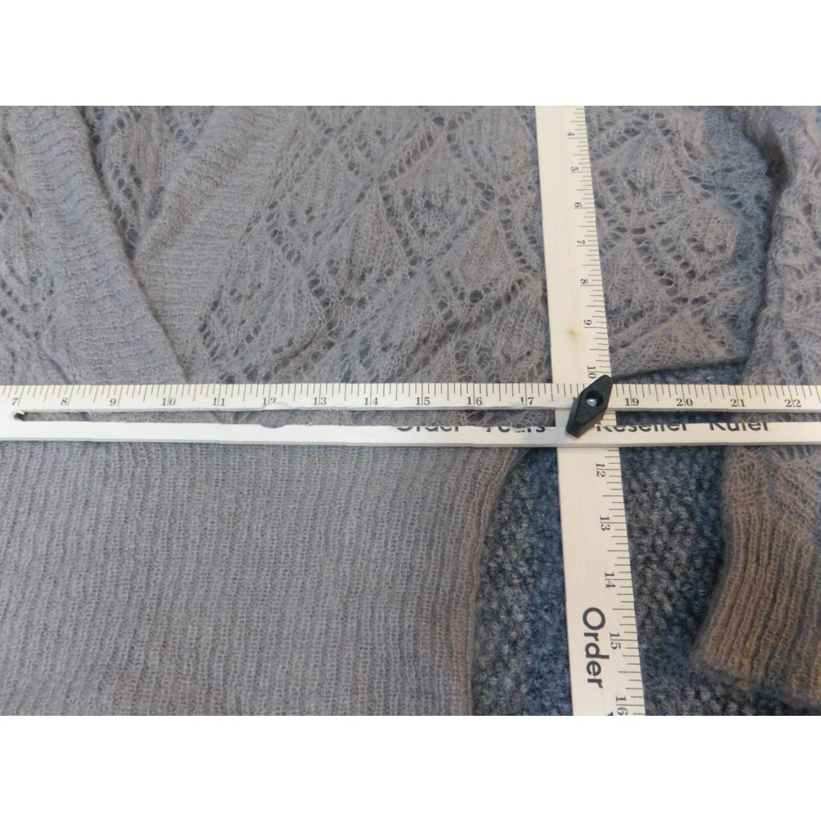 Loft LOFT Sweater Pullover Brown V-Neck Mohair Wool Knit Rib Knit Long Sleeve Ladies Petite XL? Size L / US 10 / IT 46 - 6 Thumbnail
