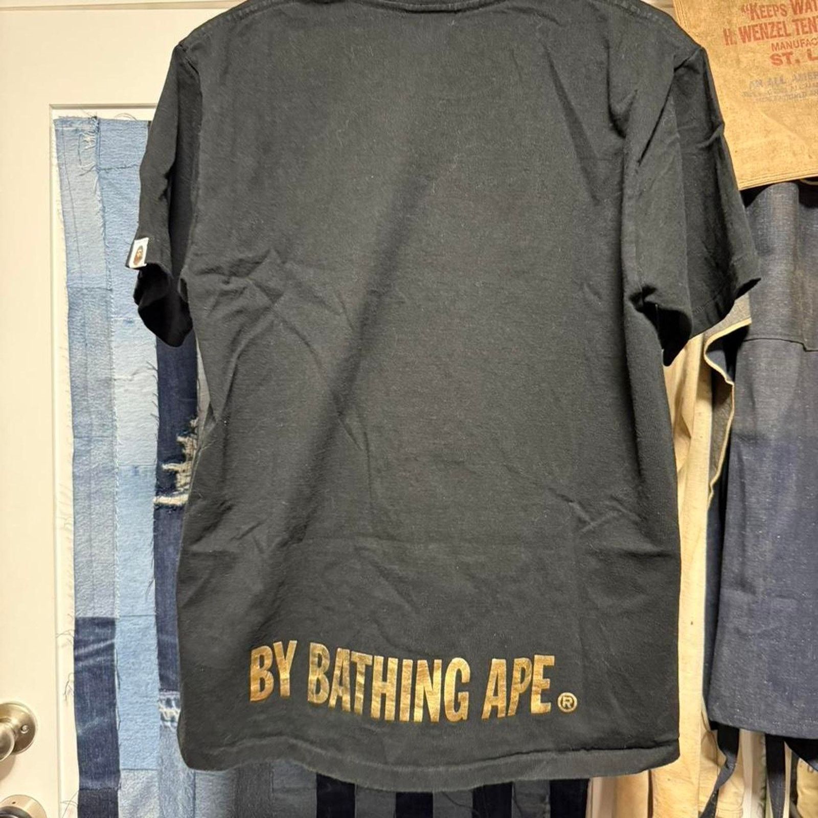 Bape Vintage gold foil bape tee Size US L / EU 52-54 / 3 - 2 Thumbnail