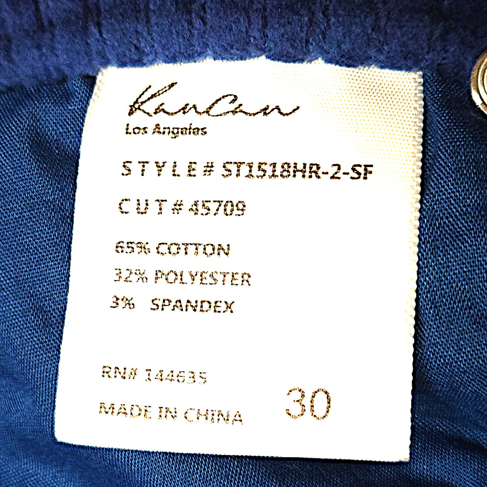 Other NWT KanCan High Rise Corduroy Straight Leg Pants Sz. 30x28 Size 30" / US 8 / IT 44 - 6 Thumbnail