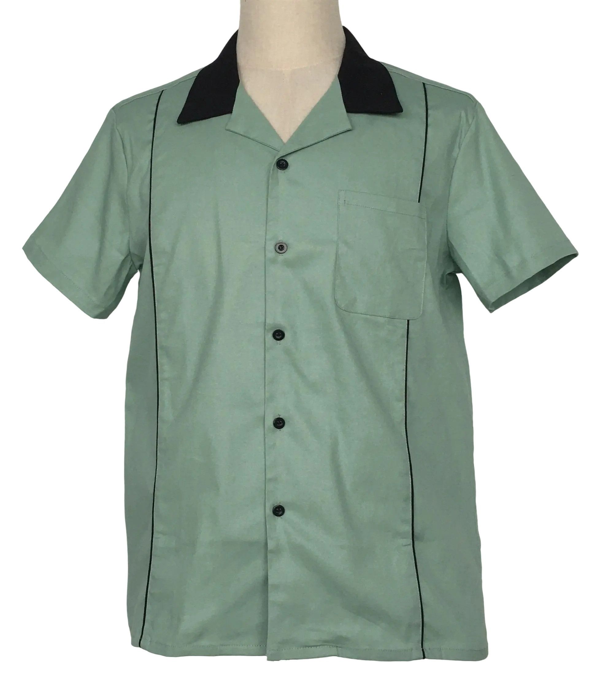 Other Mint green-Vintage Style Design Shirts For Men Size US L / EU 52-54 / 3 - 1 Thumbnail