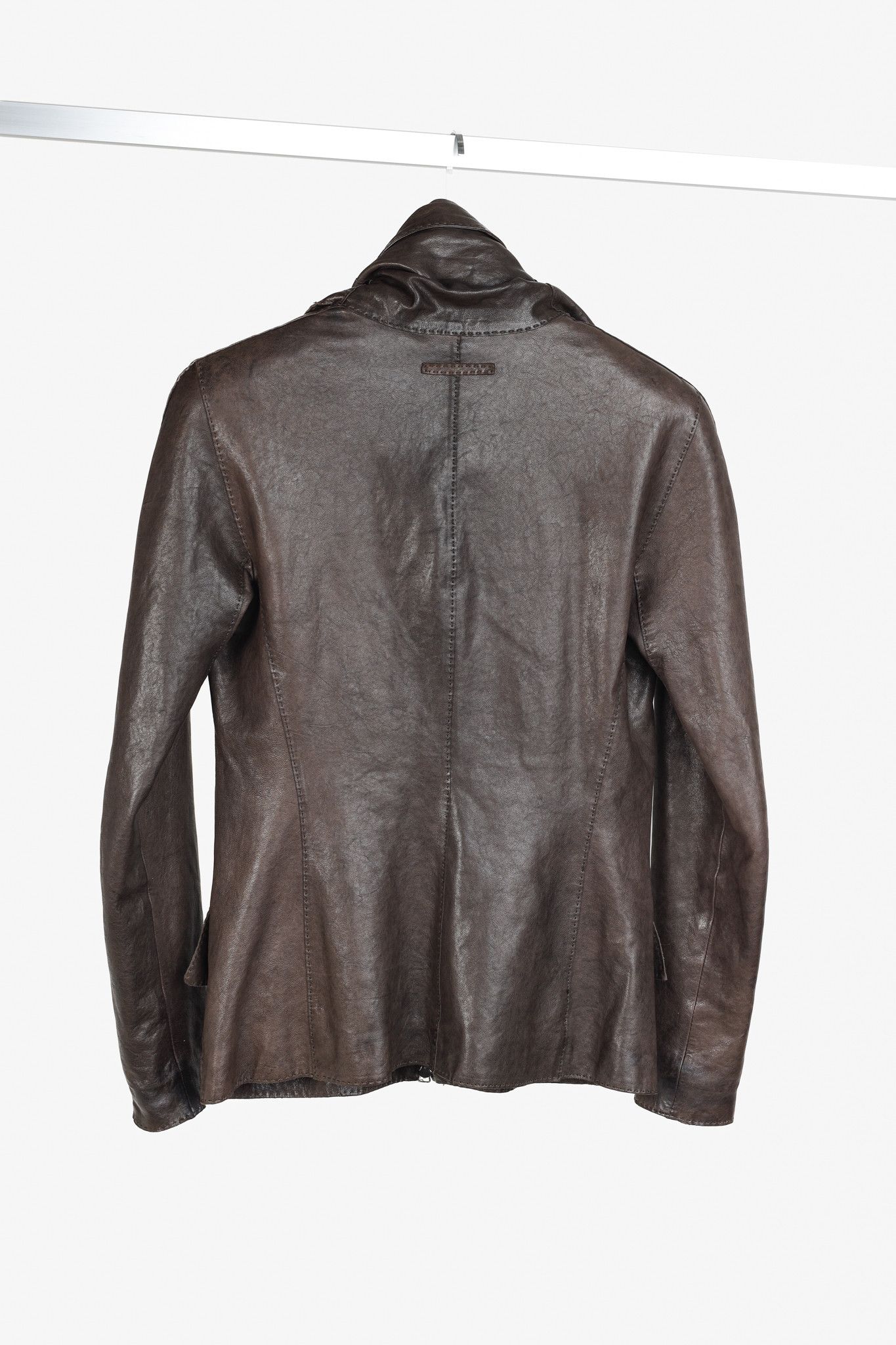 Jean Paul Gaultier Jean Paul Gaultier Vintage Turnlock Detail Leather Jacket Size L / US 10 / IT 46 - 2 Thumbnail