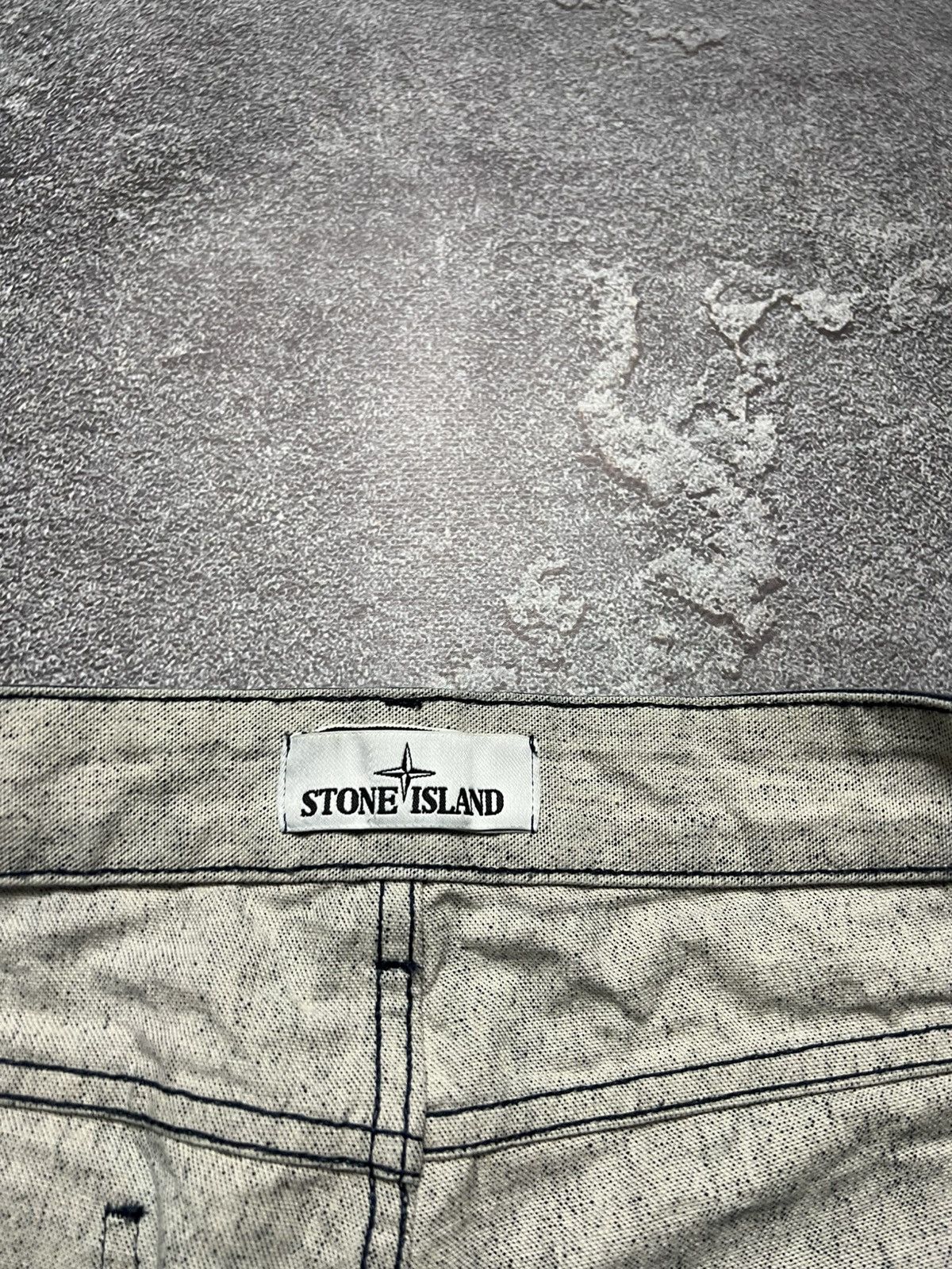 Stone Island Vintage Stone Island Jeans Pants Cargo Washed Patch Program Size US 31 - 11 Thumbnail