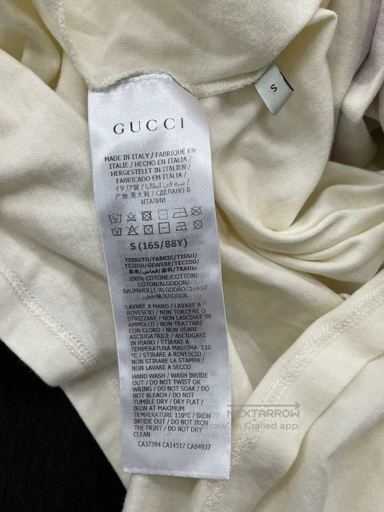 Gucci Gucci Short-sleeved T-shirt with horse buckle letter logo Size S / US 4 / IT 40 - 5 Thumbnail