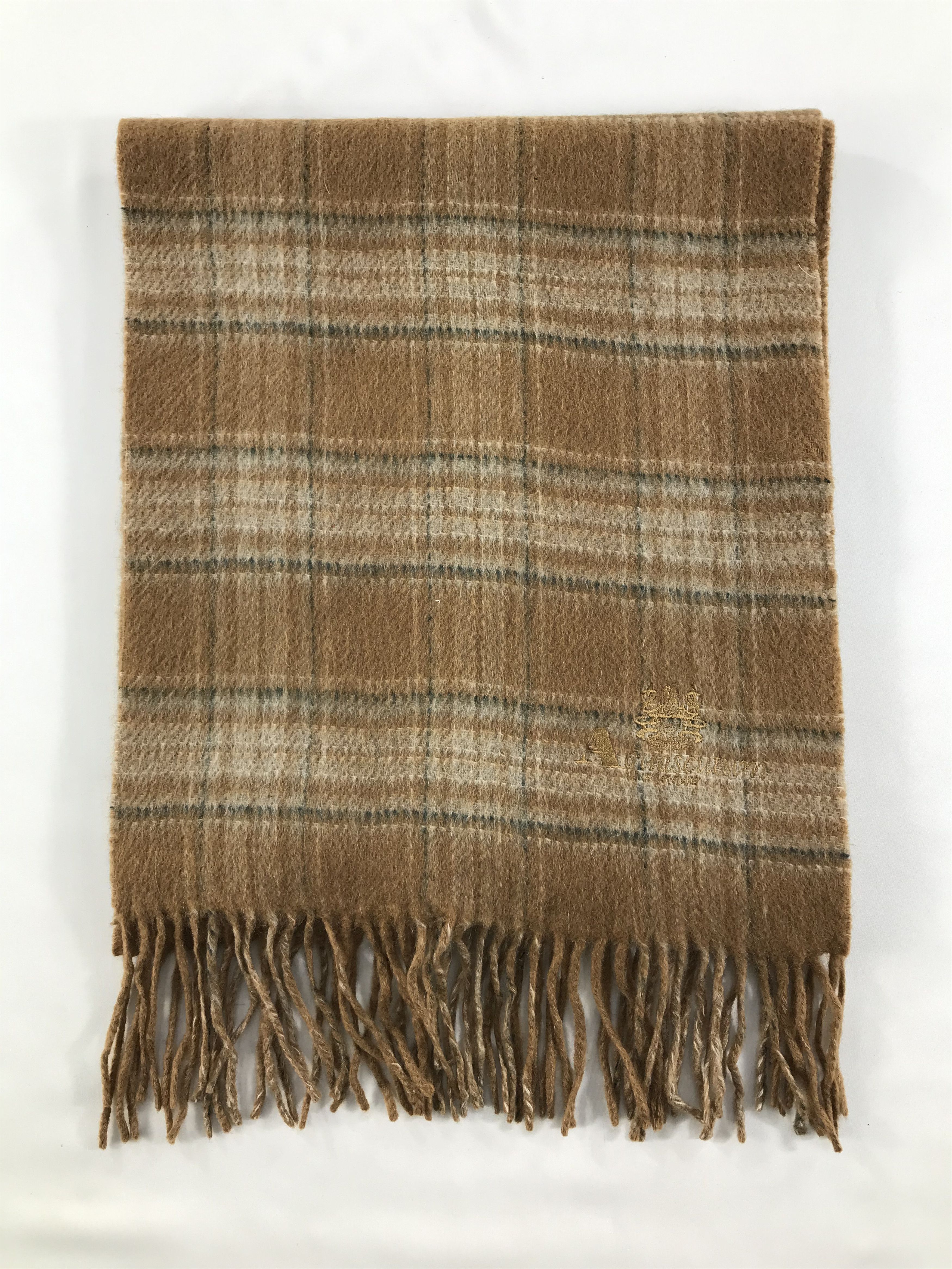 Aquascutum × Vintage Aquascutum Scarf / Muffler / Neckwear - WW2976 Size ONE SIZE - 2 Thumbnail