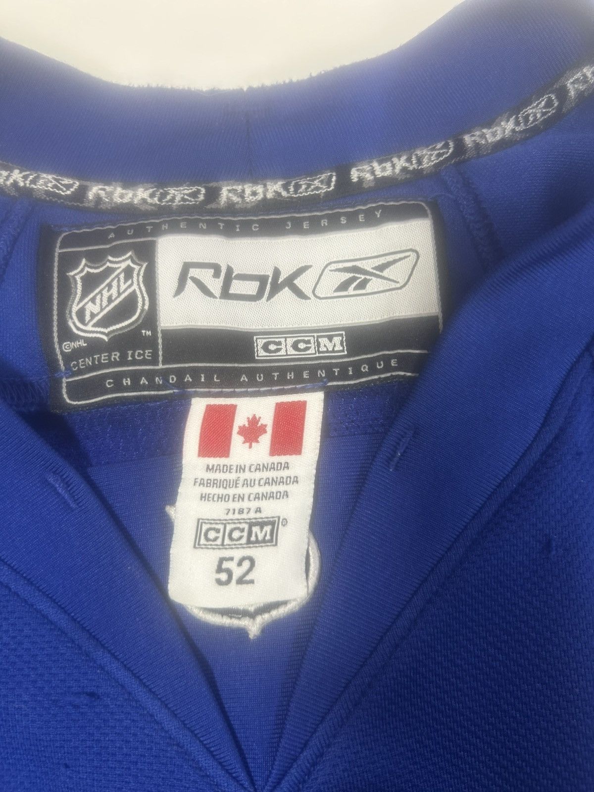 Reebok REEBOK CCM NHL CANADA TORONTO MAPLE LEAFS KABERLE JERSEY Size US L / EU 52-54 / 3 - 5 Thumbnail