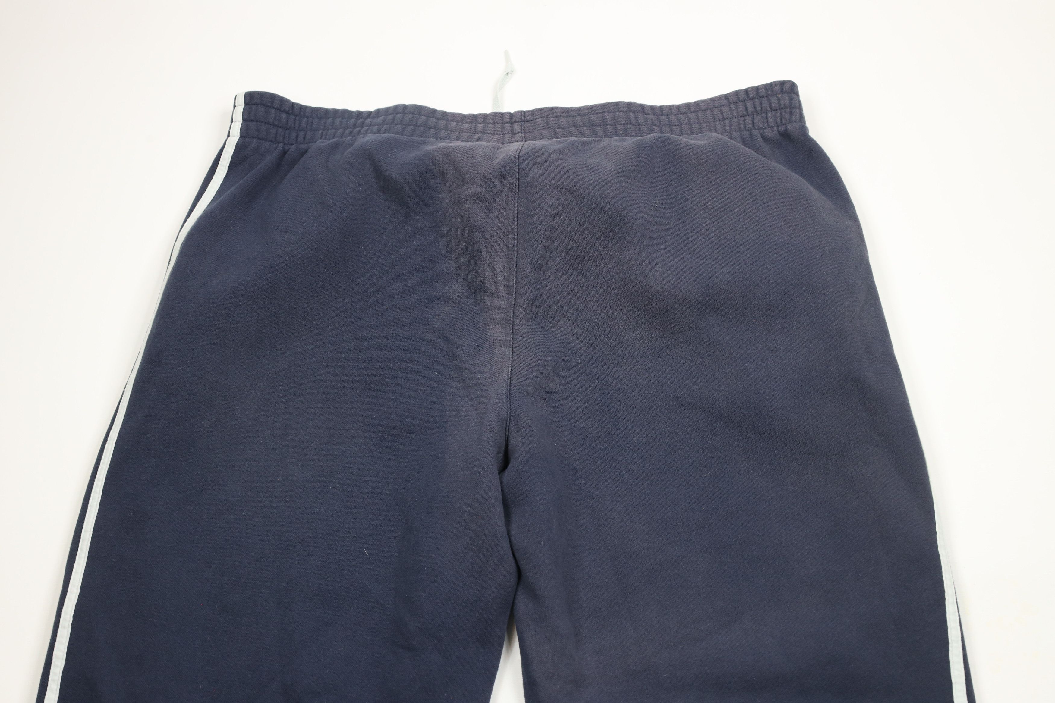 Adidas × Vintage Vintage Adidas Spell Out Striped Wide Leg Sweatpants Blue Size US 40 / EU 56 - 10 Thumbnail