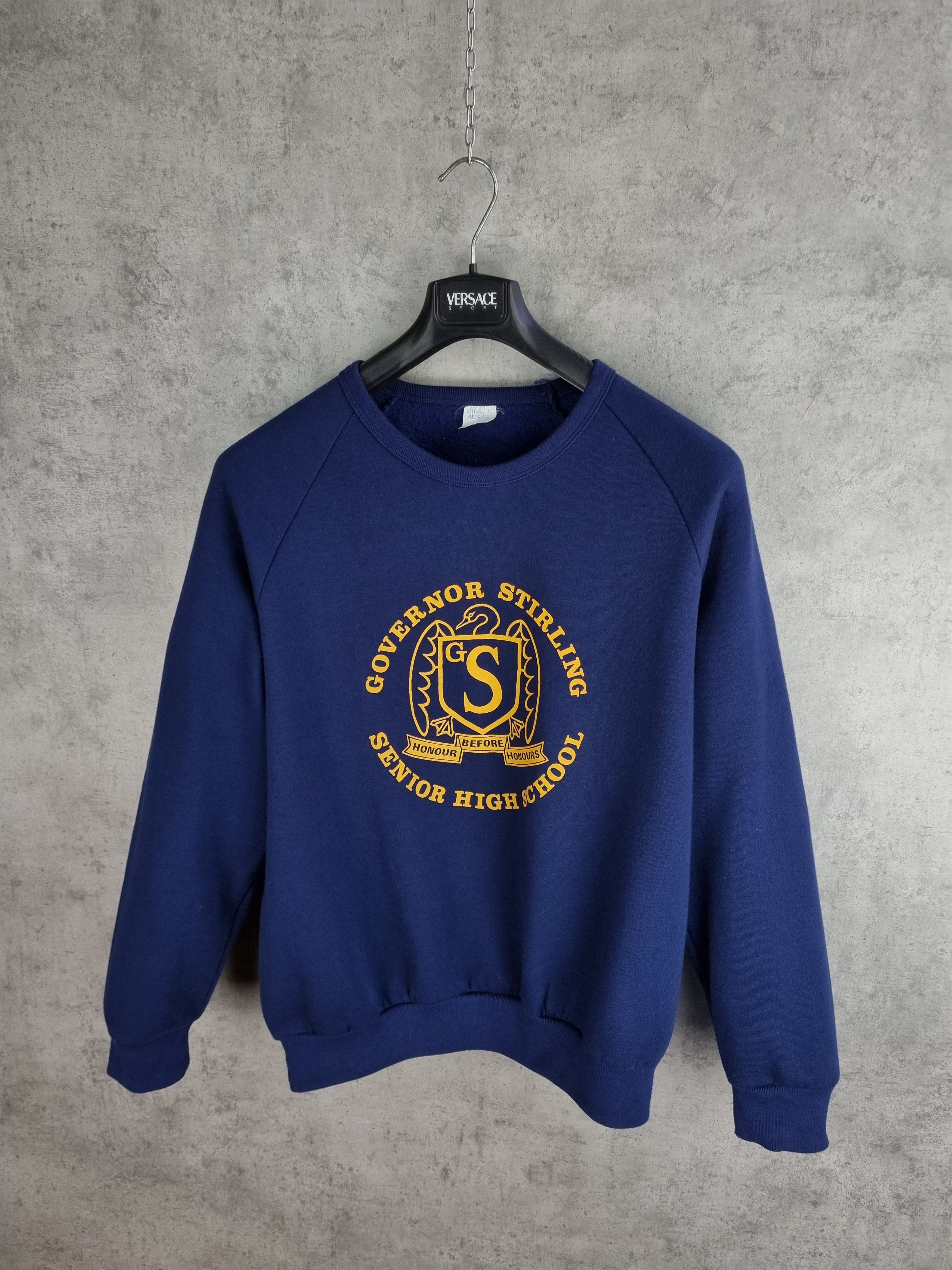 Vintage 80s Governor Stirling High School Sweatshirt Size US M / EU 48-50 / 2 - 4 Thumbnail