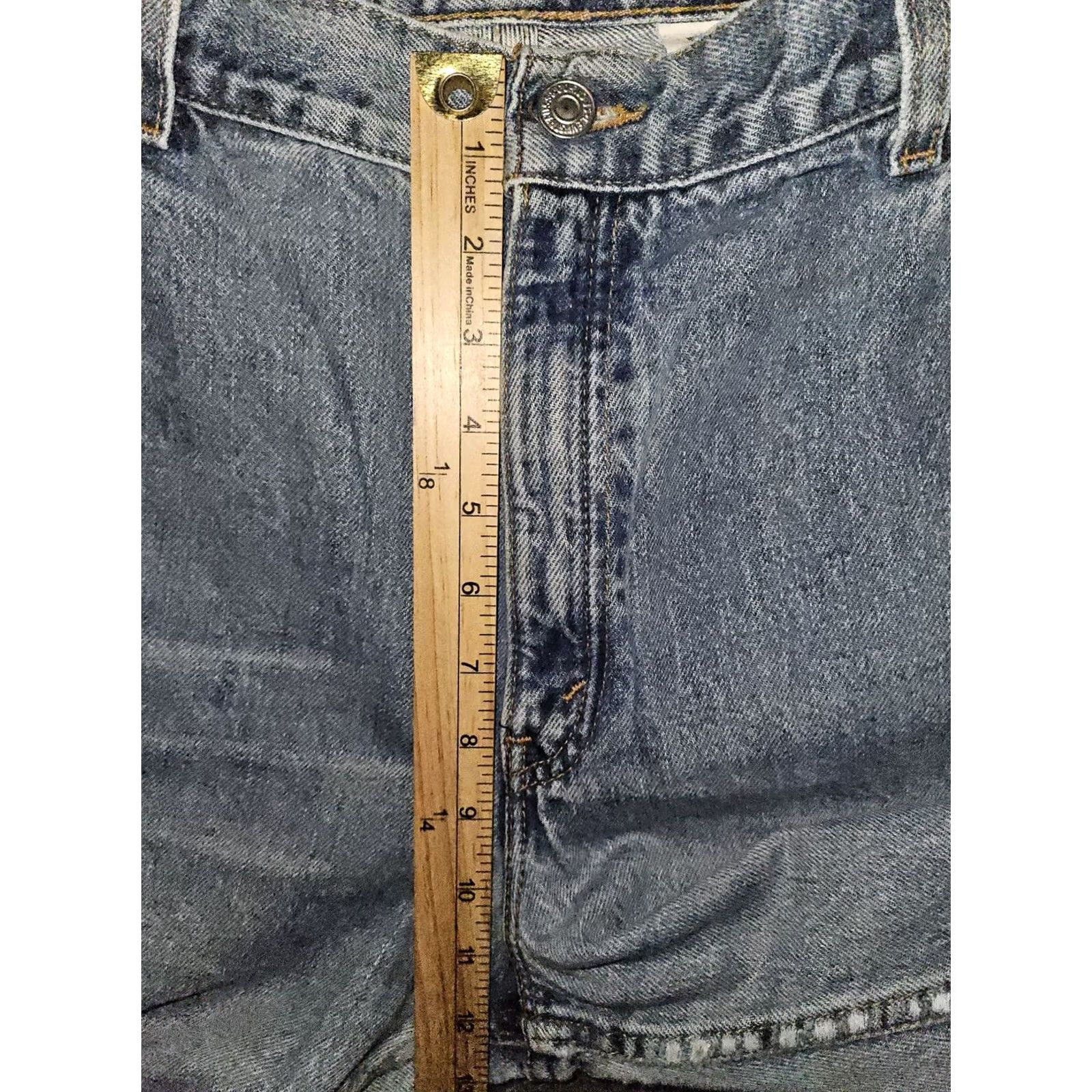 Levi's VINTAGE Levi's 550 Relaxed Fit Tapered Jeans Women's 16 Regular Long 90s Grunge Size 38" / US 16 / IT 52 - 4 Thumbnail