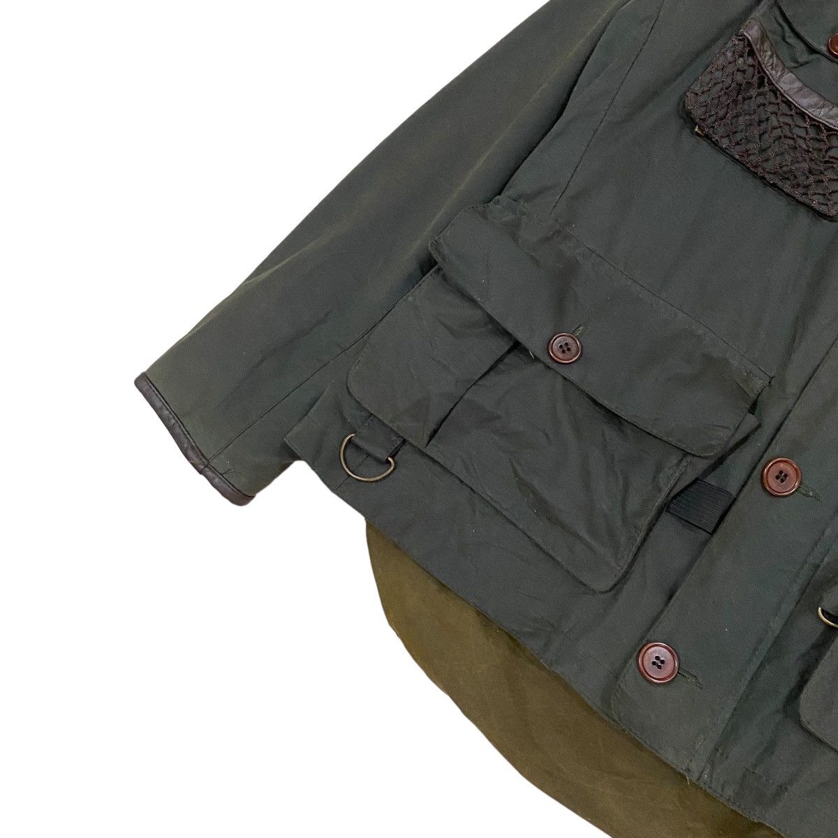 Barbour × TO KI TO 🔥BARBOUR TOKITO “SPEY FISHING’ TACTICAL POCKET WAXED JACKET Size US M / EU 48-50 / 2 - 6 Thumbnail