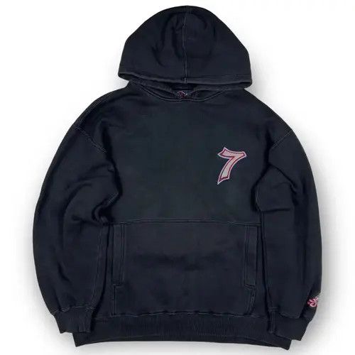 Designer Harajuku Number 7 Hoodie Oversized Size US L / EU 52-54 / 3 - 2 Thumbnail