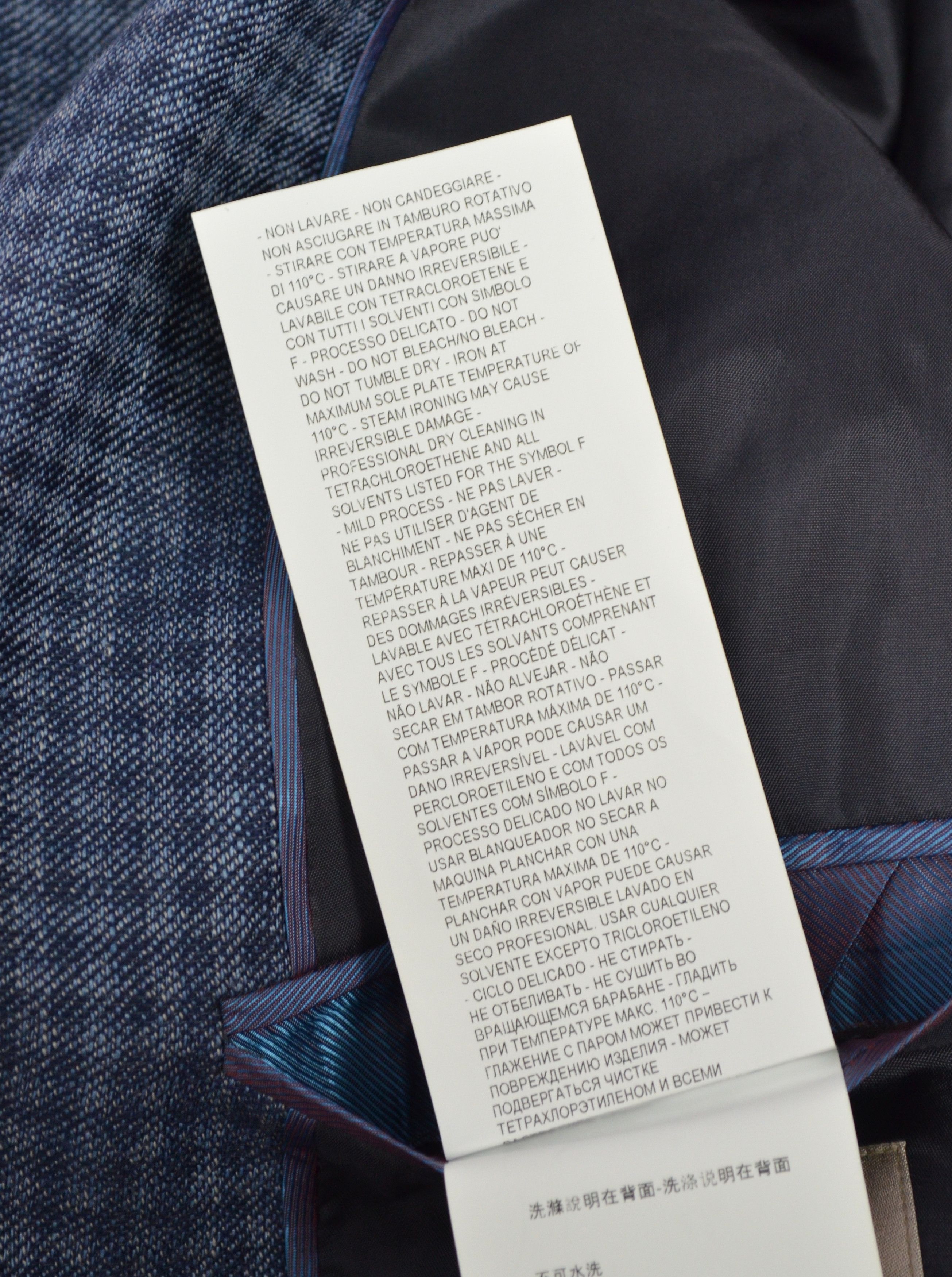 Designer × Emporio Armani Armani Collezioni G Line Linen Wool Jacket Blazer US48 Slim Size 48S - 15 Thumbnail