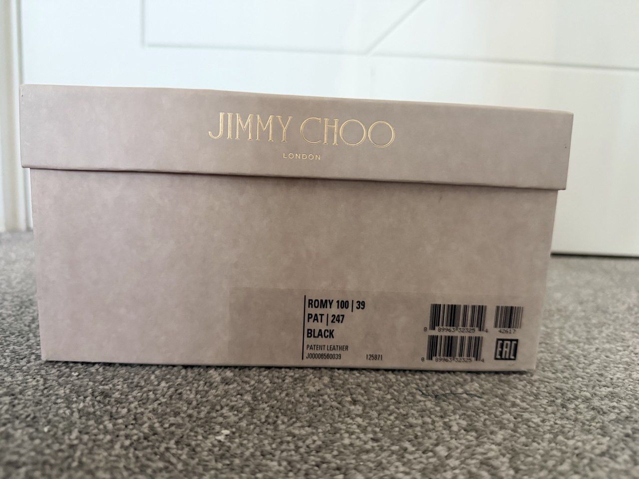 Jimmy Choo Jimmy Choo Romy 85 Black Size 39 EU Size US 9 / IT 39 - 9 Thumbnail