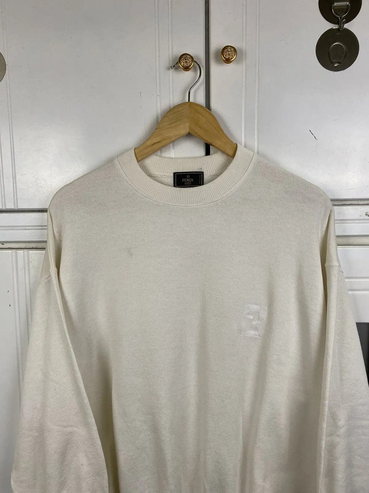 Designer × Fendi × Vintage Vintage Fendi Double F Crewneck Size US M / EU 48-50 / 2 - 2 Thumbnail