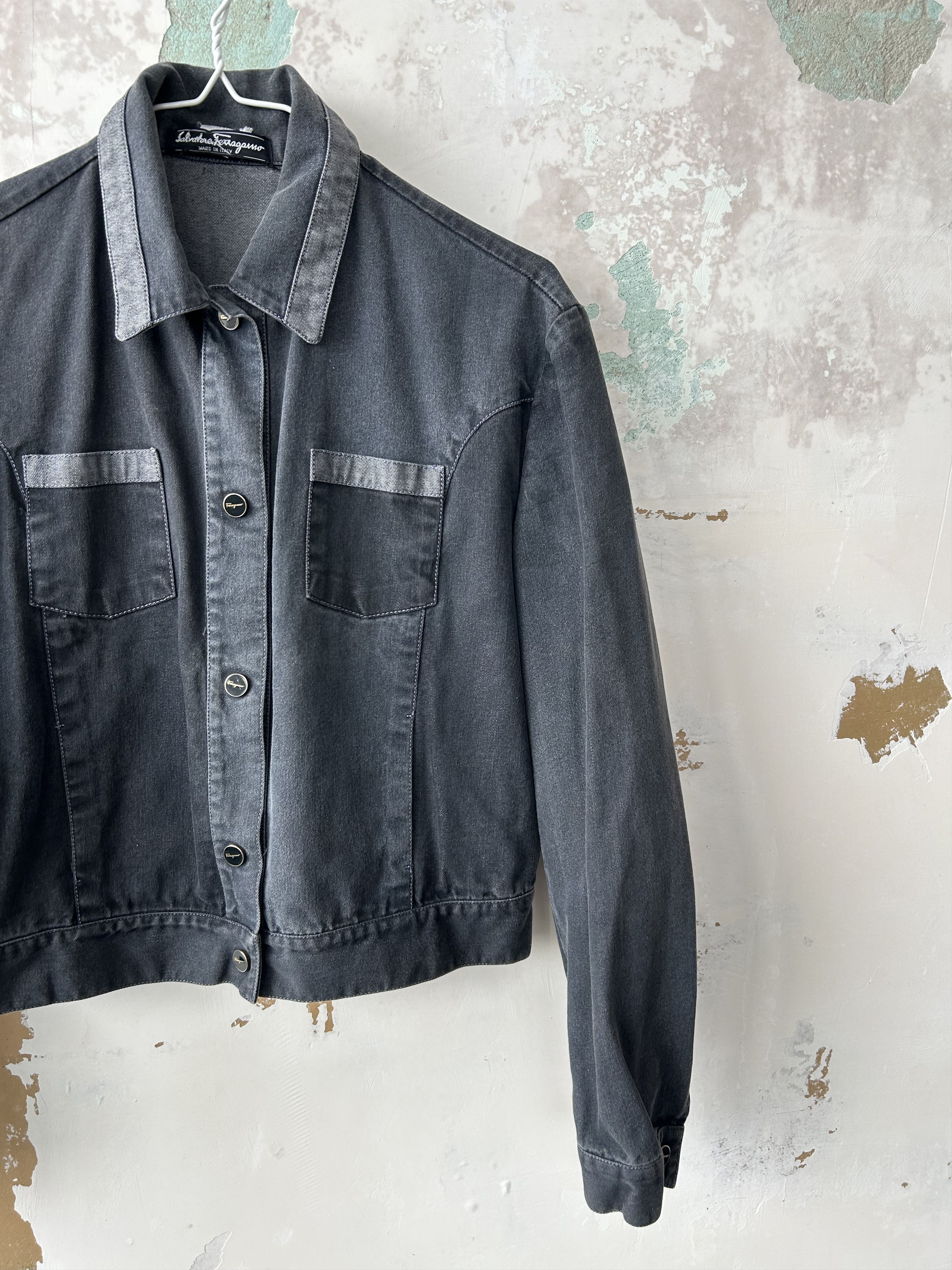 Salvatore Ferragamo Salvatore Ferragamo Designer jeans Jacket Made In Italy Size M / US 6-8 / IT 42-44 - 2 Thumbnail
