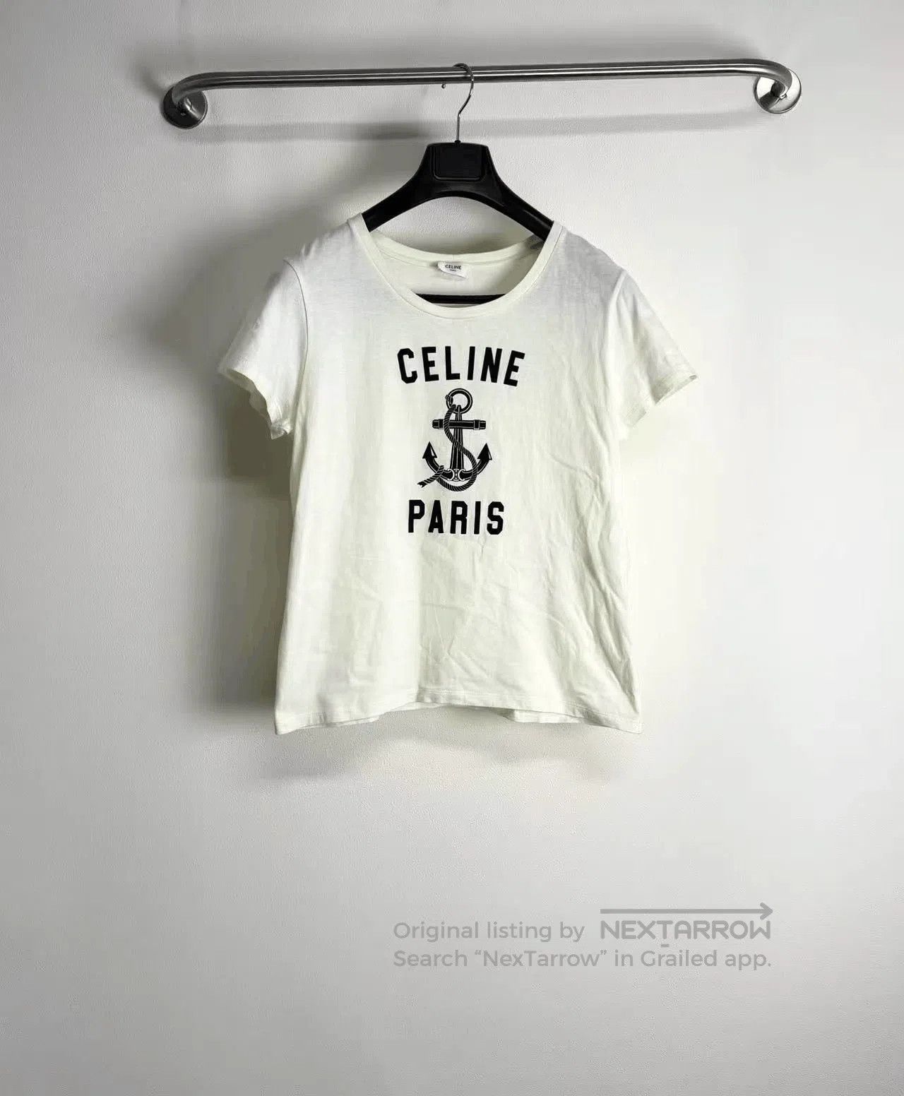 Celine Celine Anchor Letter Short Sleeve. Size US L / EU 52-54 / 3 - 1 Thumbnail