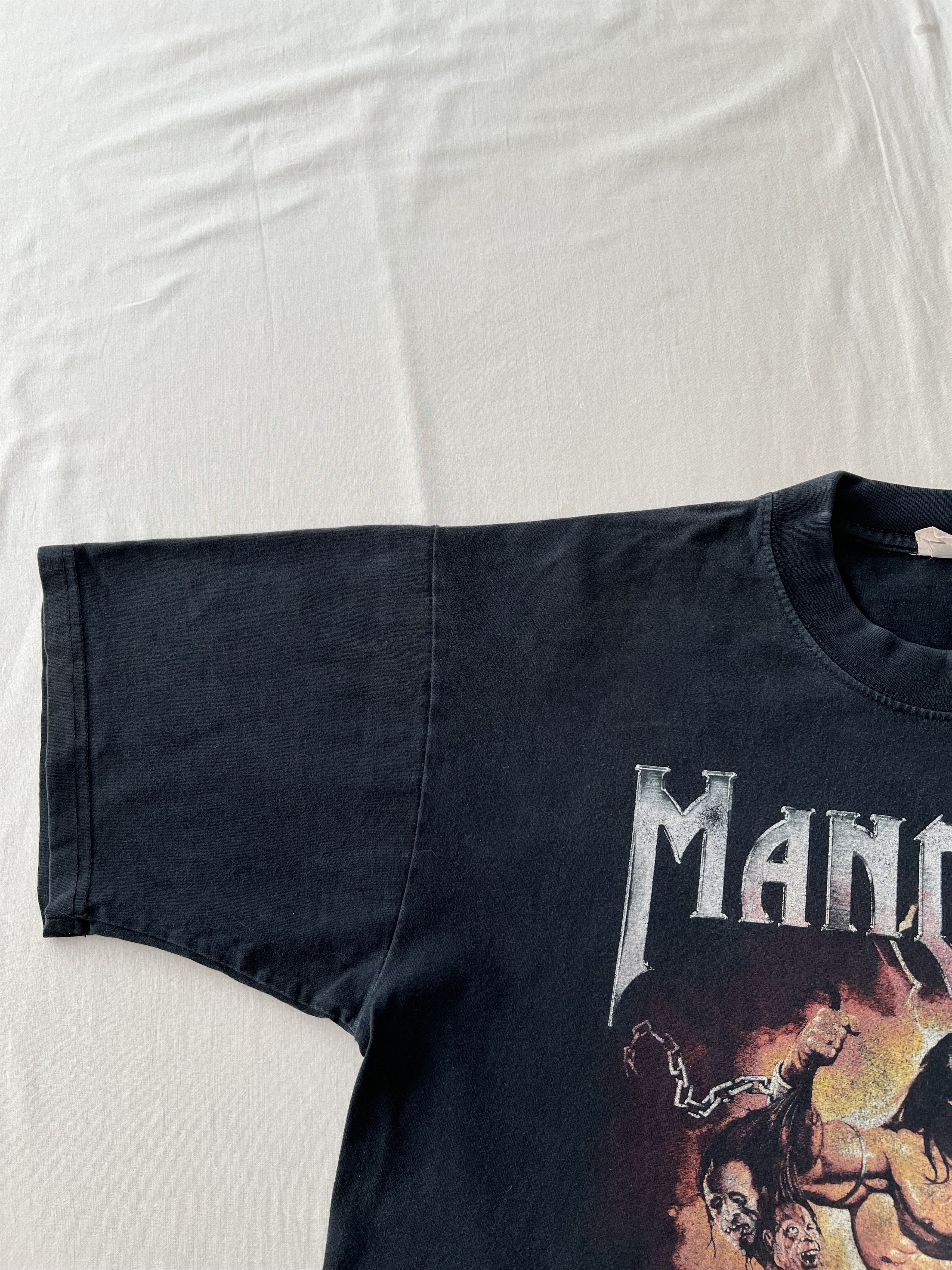 Band Tees Vintage 2002 Manowar Warriors of the World Tour T-shirt Size US L / EU 52-54 / 3 - 9 Thumbnail