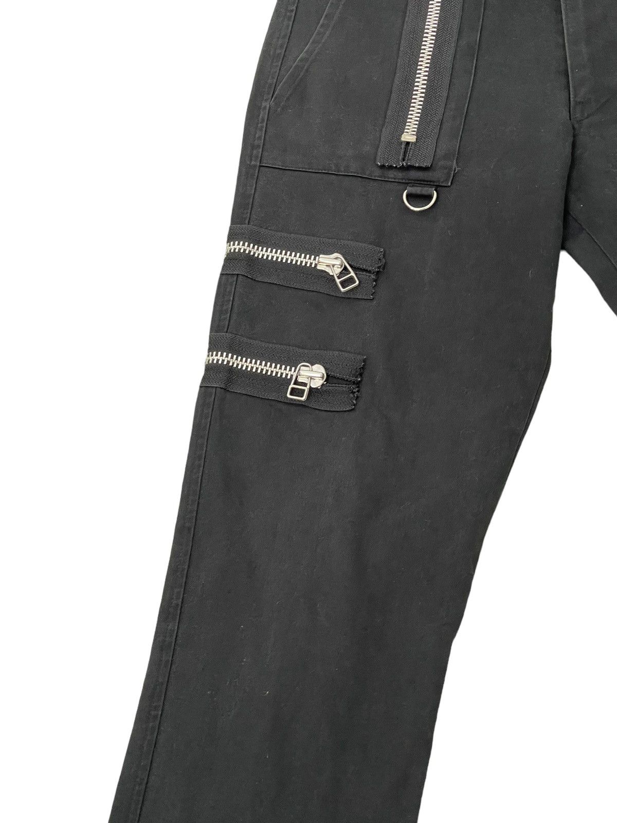 Japanese Brand Bondage Pant Secret Agent Japan Multi Zipped Slim 6🟦7 Size US 28 / EU 44 - 14 Thumbnail