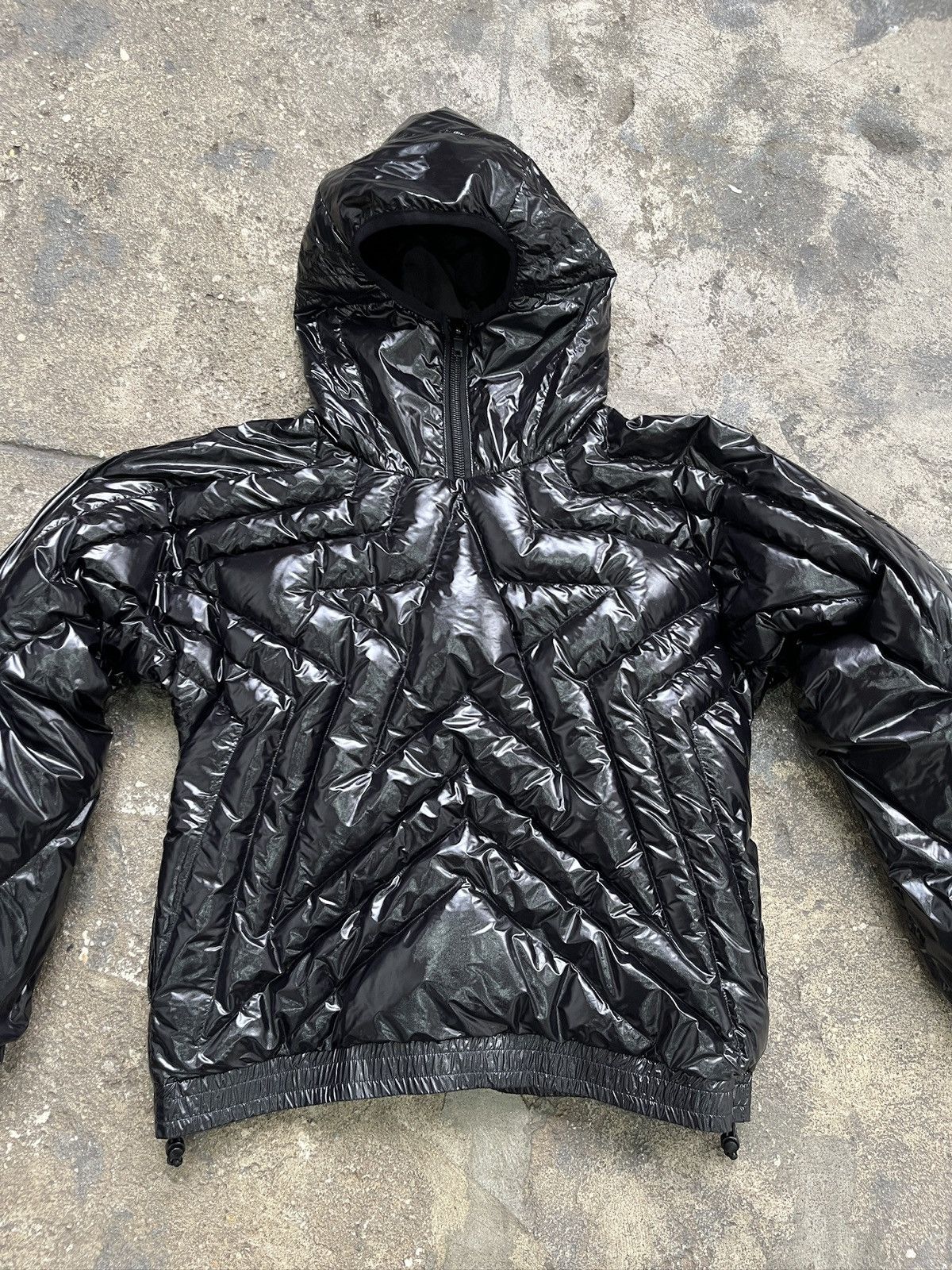Bad Son Badson Black Star Puffer Jacket (unisex) Size US S / EU 44-46 / 1 - 3 Thumbnail