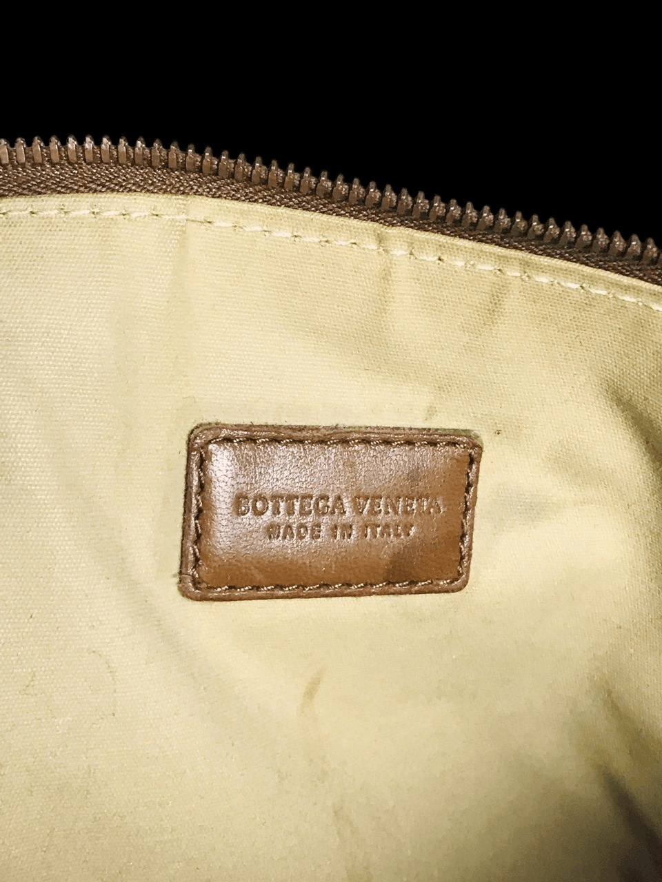 Bottega Veneta Auth Bottega Veneta Leather Brown Clutches Size ONE SIZE - 3 Thumbnail