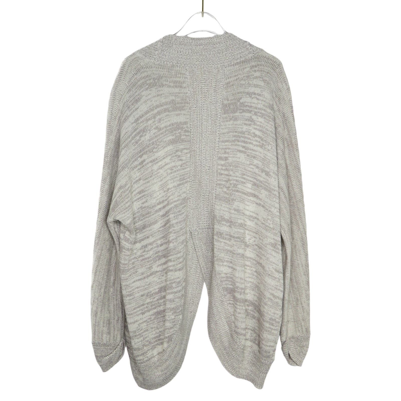 Other Francesca’s Gray Marled Chunky Knit Cardigan Sweater Small Size S / US 4 / IT 40 - 3 Thumbnail