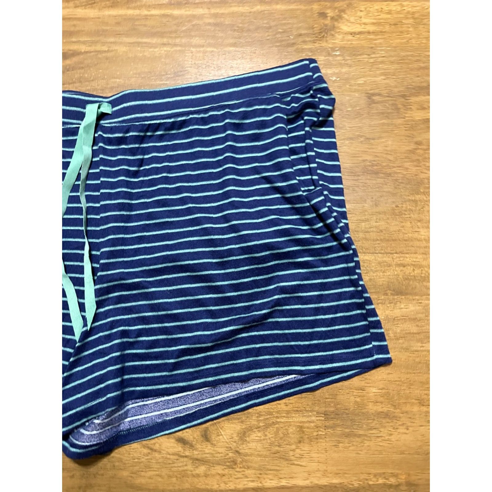 Croft & Barrow Croft & Barrow Shorts Women's Plus 2X Blue Green Tie Waist Sleep Shorts Size 40" / US 18 - 4 Thumbnail