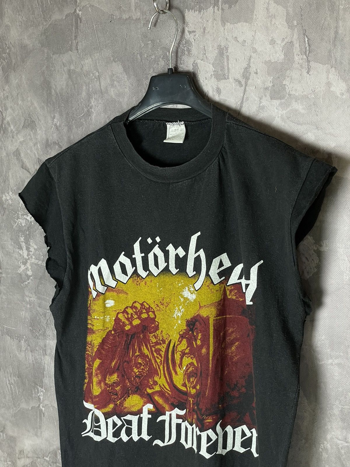 Band Tees × Vintage Vintage 90s MOTORHEAD Metal Band Faded T-Shirt Size US M / EU 48-50 / 2 - 8 Thumbnail