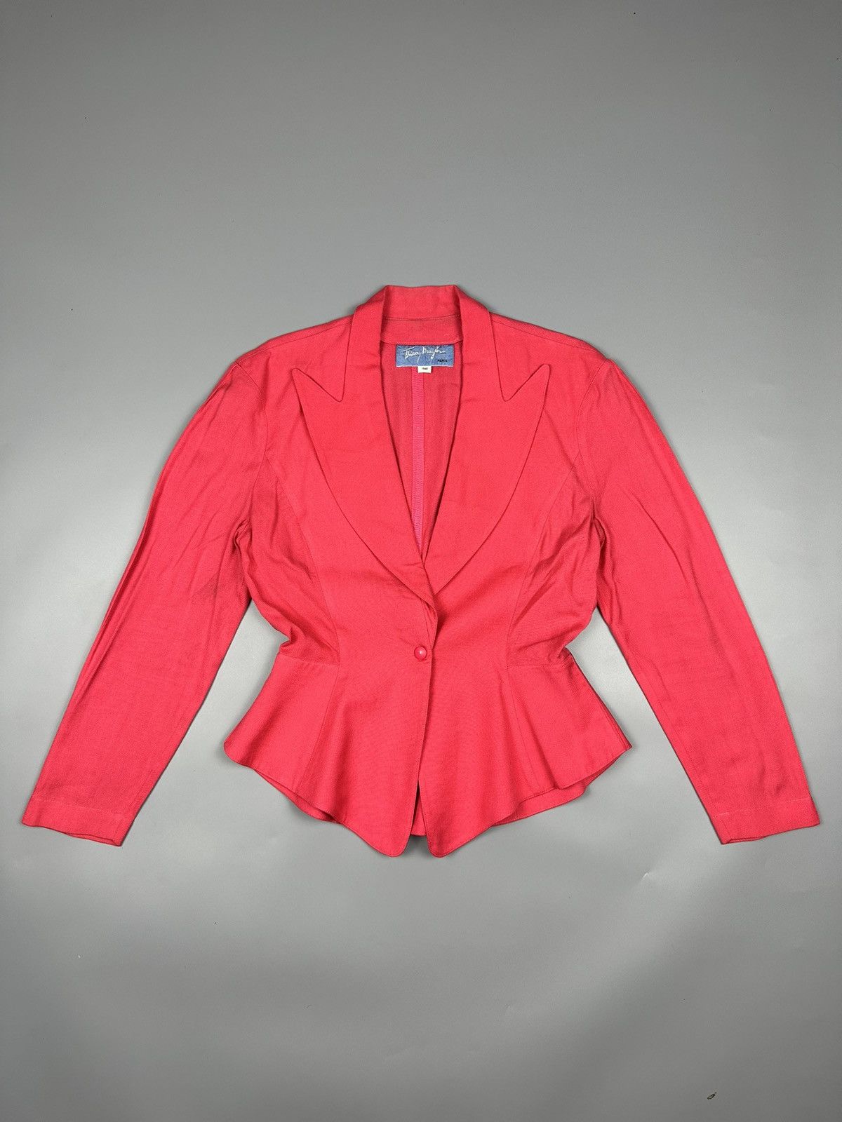 Thierry Mugler 🔥Rare🔥Vintage Thierry Mugler Paris Blazer Size L / US 10 / IT 46 - 1 Thumbnail