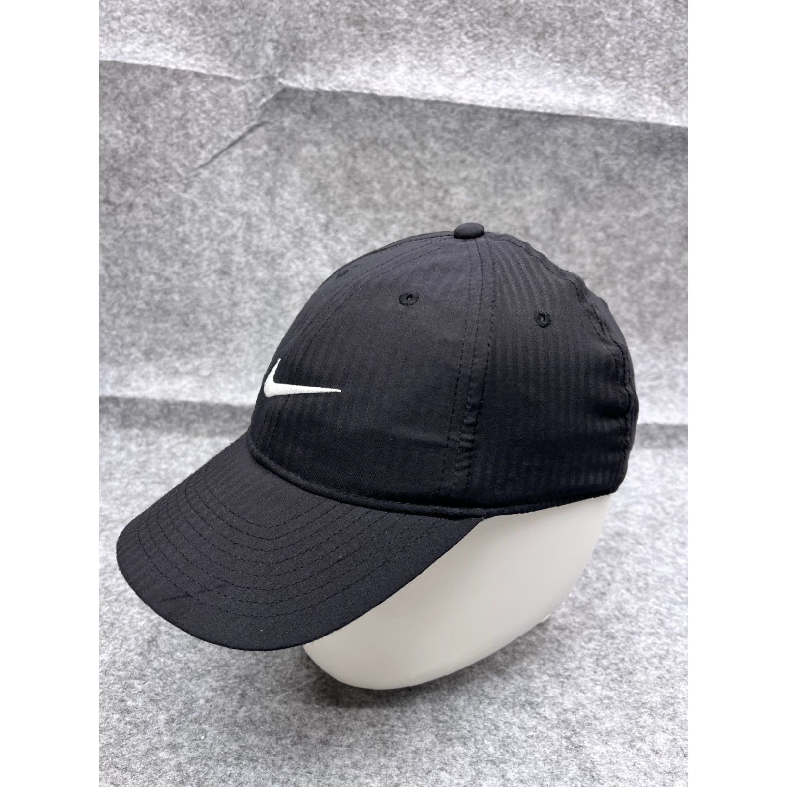 Nike Nike Hat Cap Adjustable One Size Adult Black 100% Polyester Swoosh Logo Baseball Cap Legacy91 Dri-Fit Mens Size ONE SIZE - 4 Thumbnail
