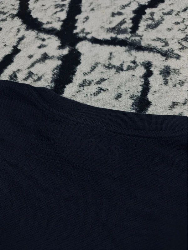 Hugo Boss Hugo Boss Navy Blue Crewneck Sweatshirt with Logo M Size US M / EU 48-50 / 2 - 5 Thumbnail