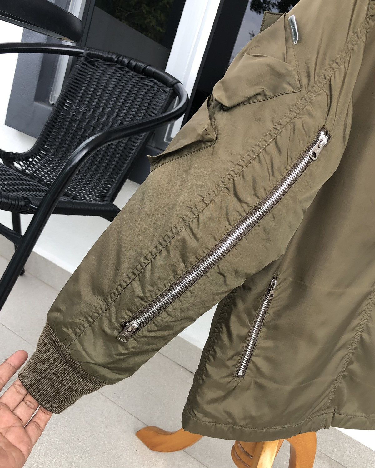 Neighborhood Vintage 02 Neighborhood Multi Zipper Military Quilted Jacket Size US S / EU 44-46 / 1 - 7 Thumbnail