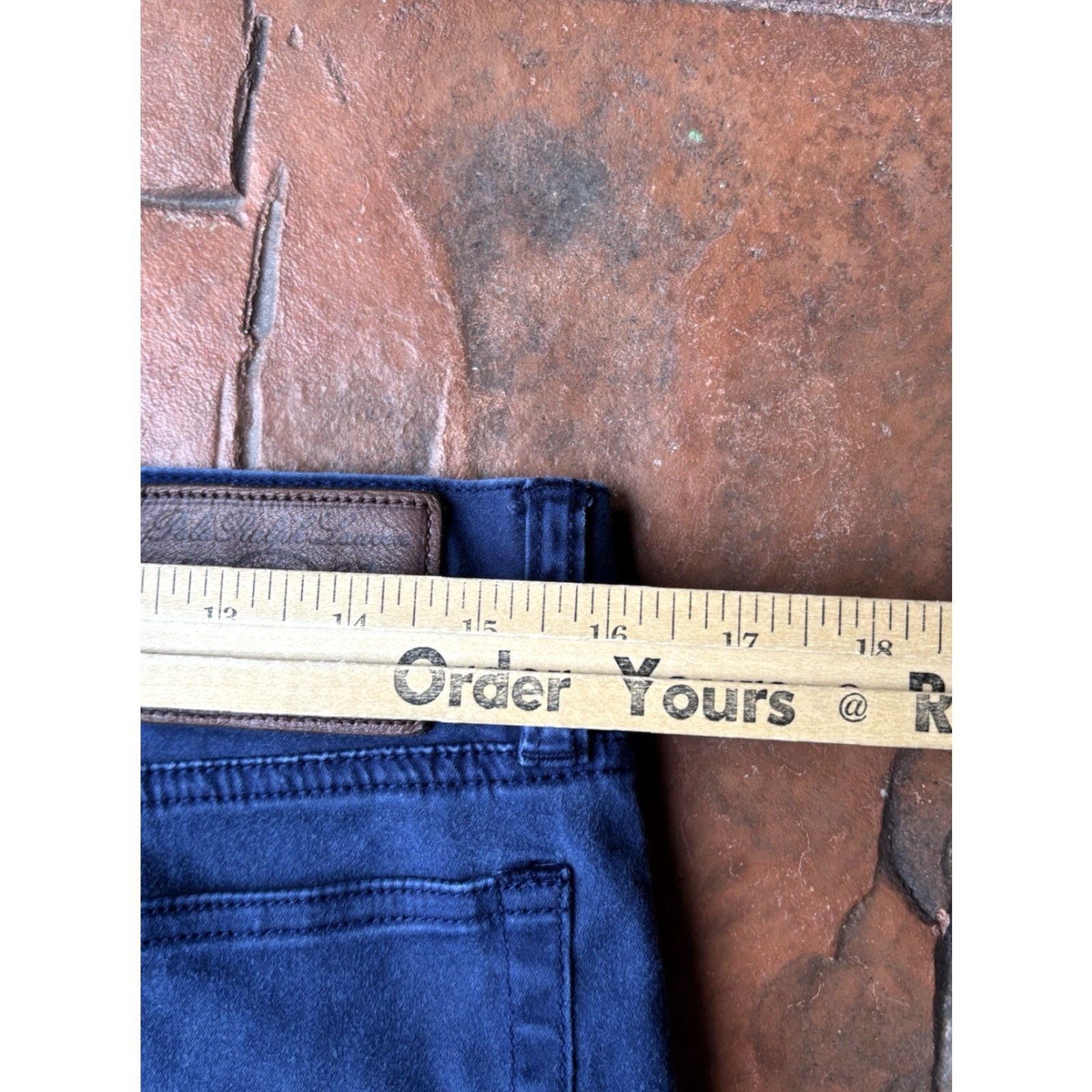 Polo Ralph Lauren VINTAGE Polo Ralph Lauren Stretch Slim Fit Pants Women's 31x30 Blue Preppy Size 24" / US 00 / IT 34 - 5 Thumbnail