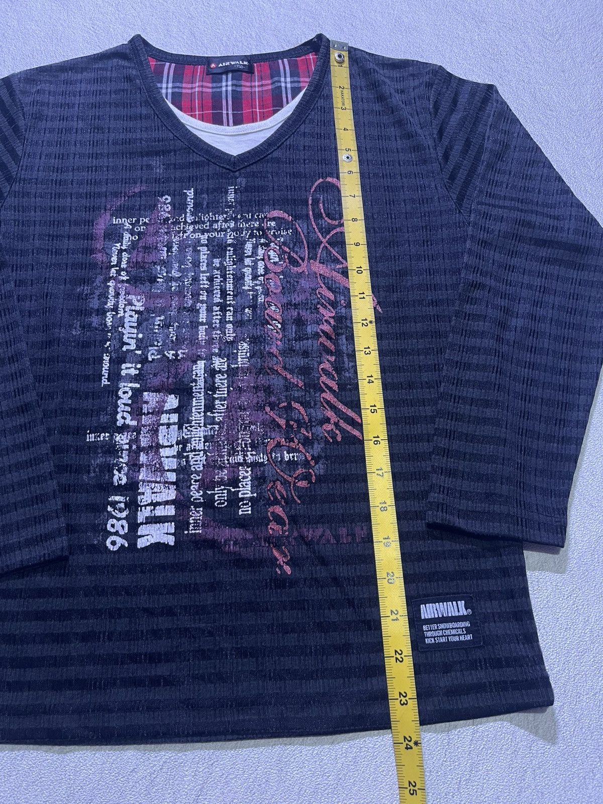 Japanese Brand Y2K AIR WALK long sleeve tshirt Size US M / EU 48-50 / 2 - 7 Thumbnail