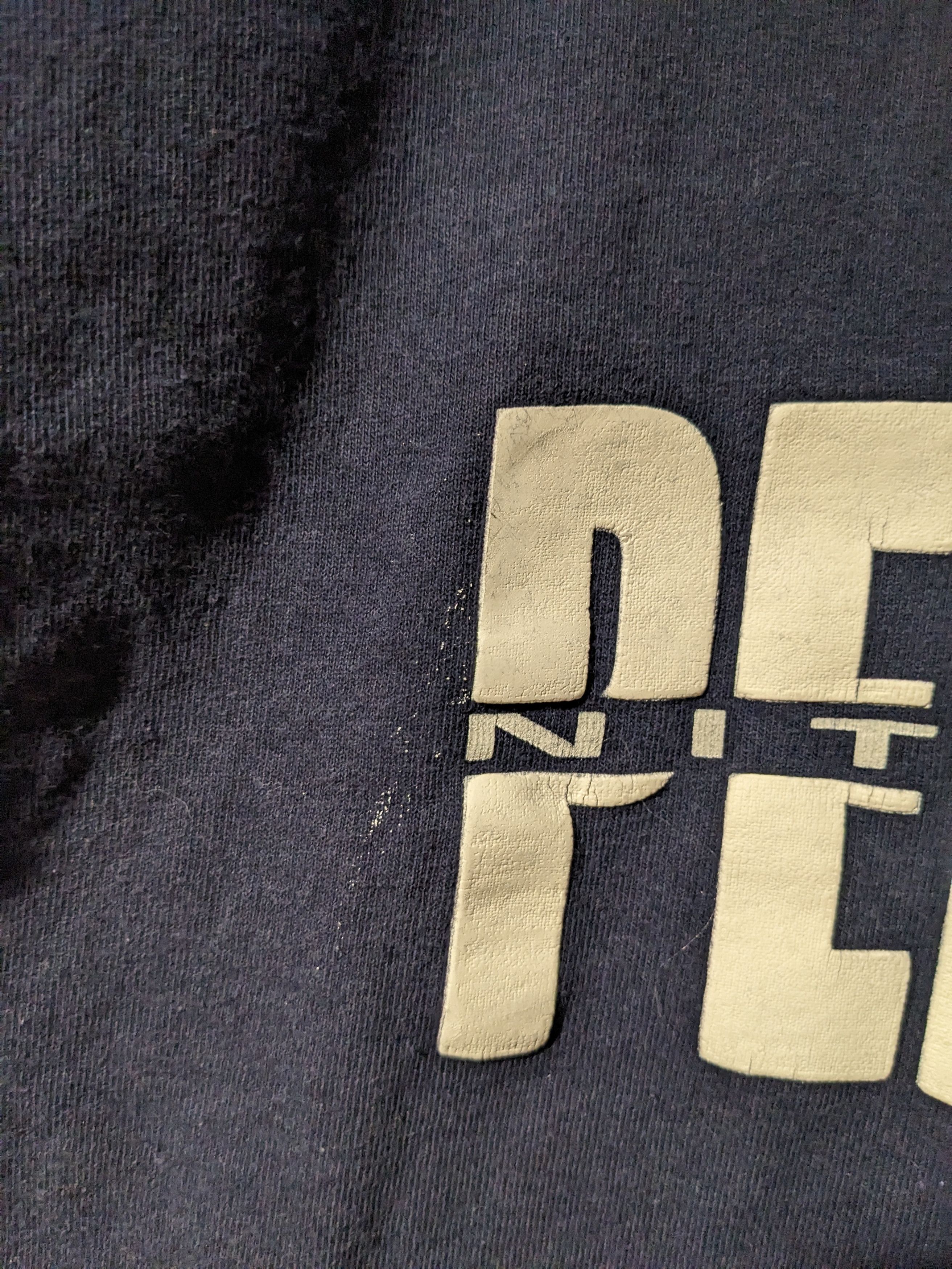 Starter × Vintage Vintage 90s Penn State Spell Out Starter Blue Large T-Shirt Size US L / EU 52-54 / 3 - 4 Thumbnail