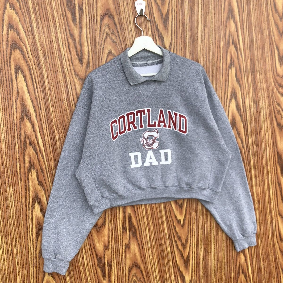 Vintage Vintage Cortland Red Dragons Dad Crop Tops Sweatshirt Size L / US 10 / IT 46 - 2 Thumbnail